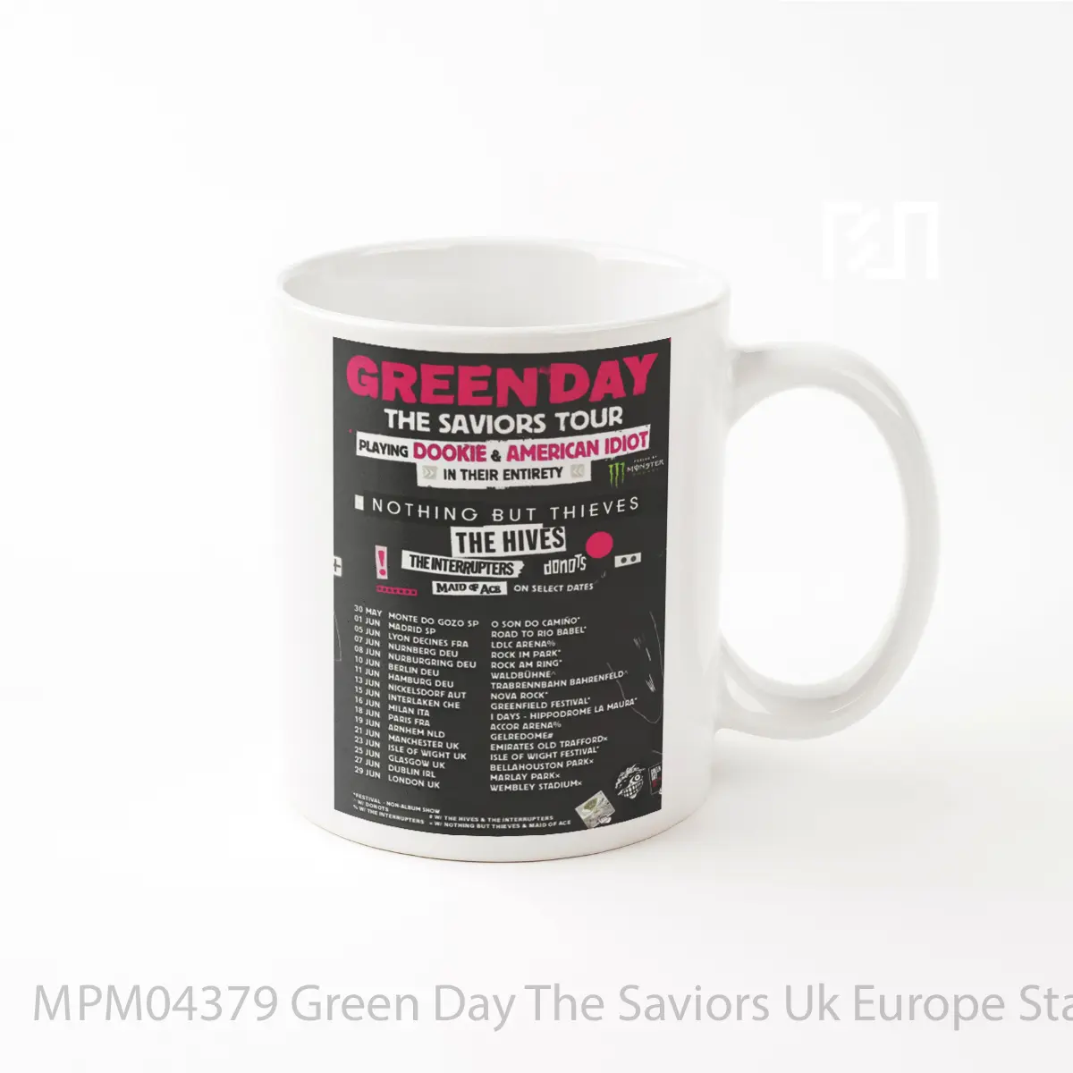 Mug Green Day The Saviors Uk Europe Stadium Tour 2024 MPM04379