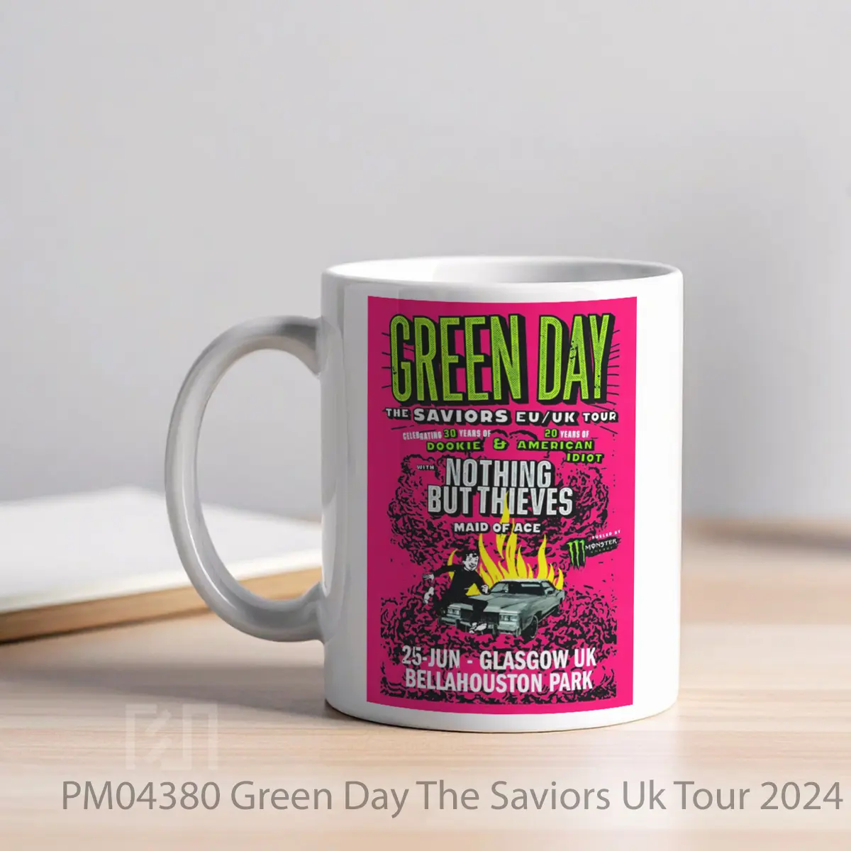 Mug Green Day The Saviors Uk Tour 2024 Glasgow Bellahouston MPM04380 - All-side / Desain