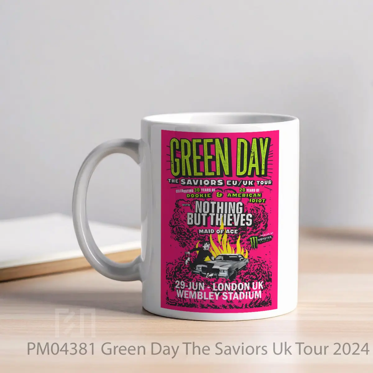 Mug Green Day The Saviors Uk Tour 2024 London Wembley MPM04381 - All-side / Desain