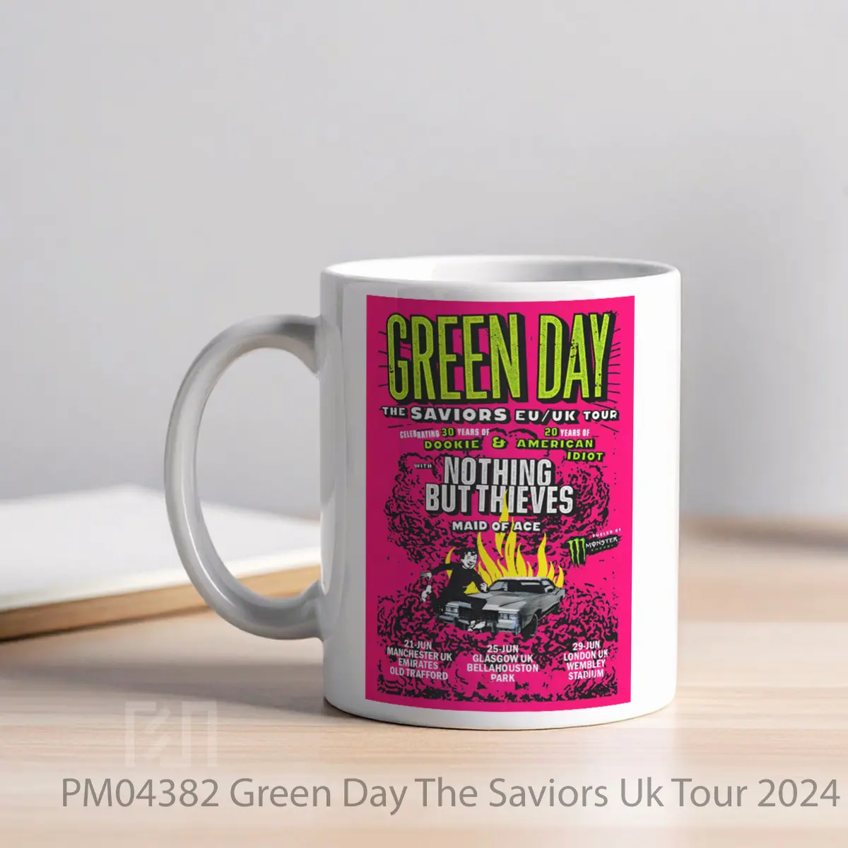 Mug Green Day The Saviors Uk Tour 2024 Manchester Glasgow London MPM04382 - All-side / Desain