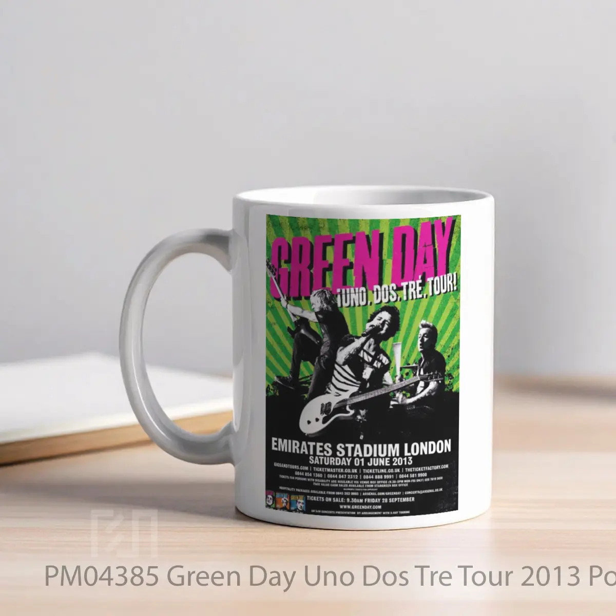 Mug Green Day Uno Dos Tre Tour 2013 MPM04385 - All-side / Desain