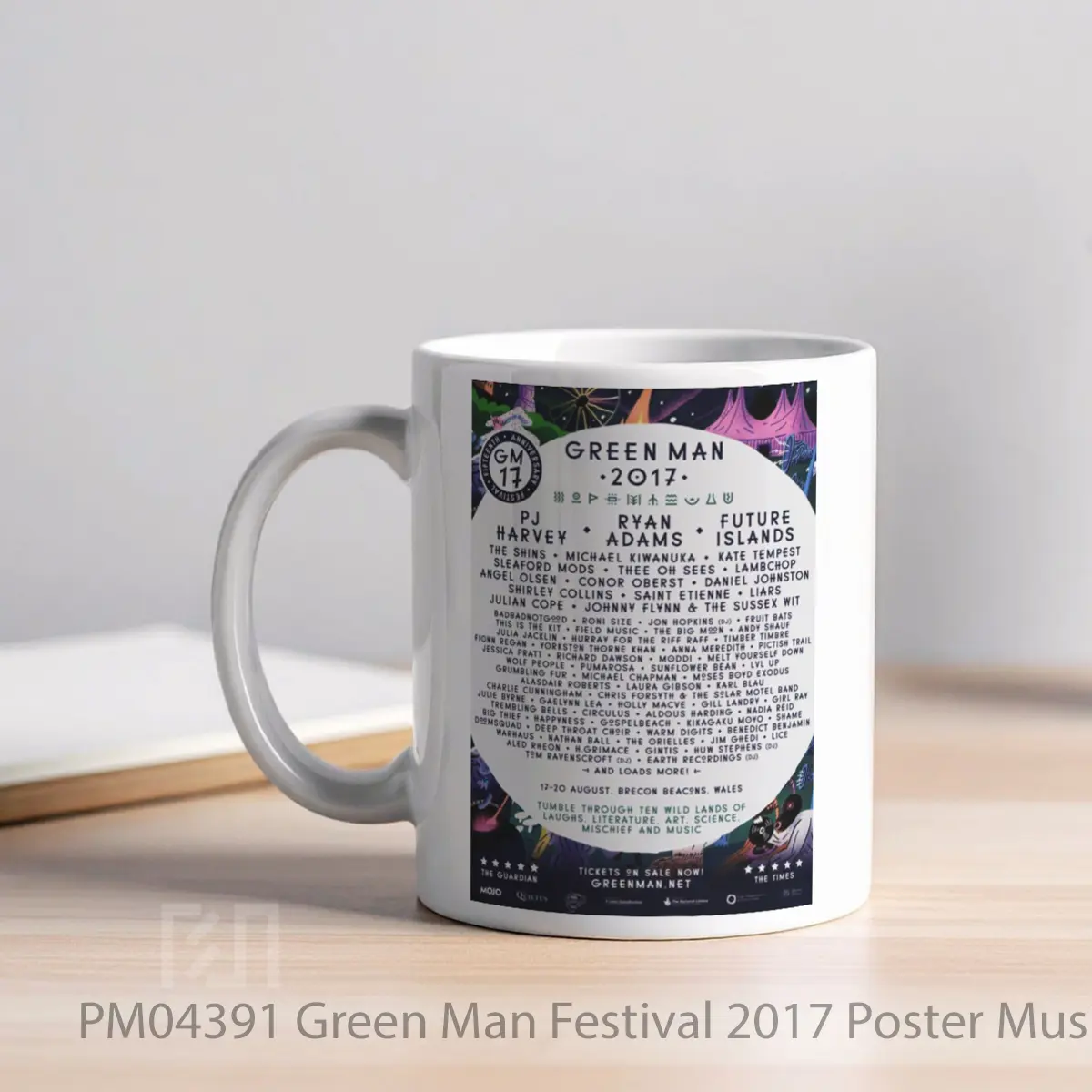 Mug Green Man Festival 2017 MPM04391 - All-side / Desain
