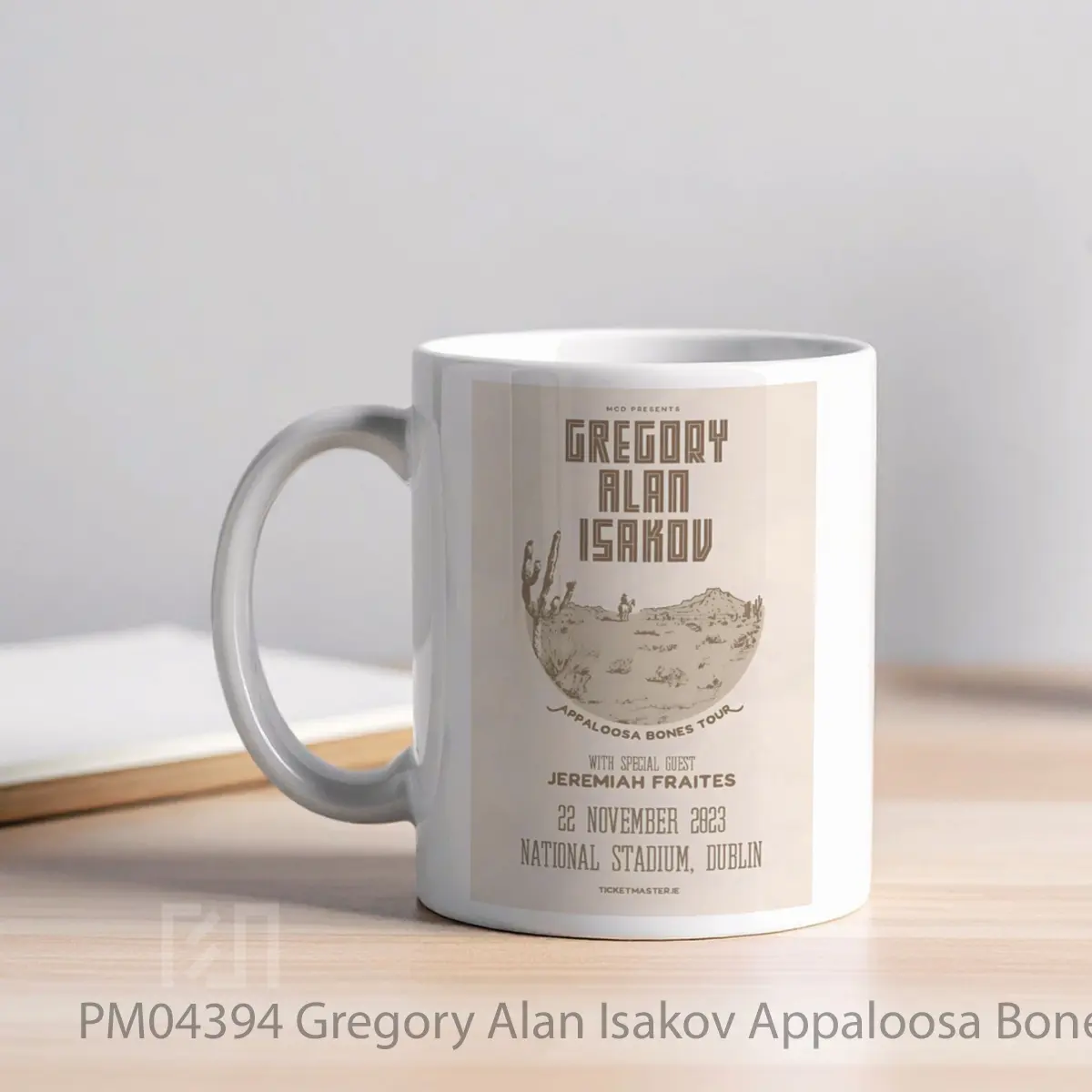 Mug Gregory Alan Isakov Appaloosa Bones Tour 2023 Dublin National Stadium 22 November 2023 MPM04394 - All-side / Desain