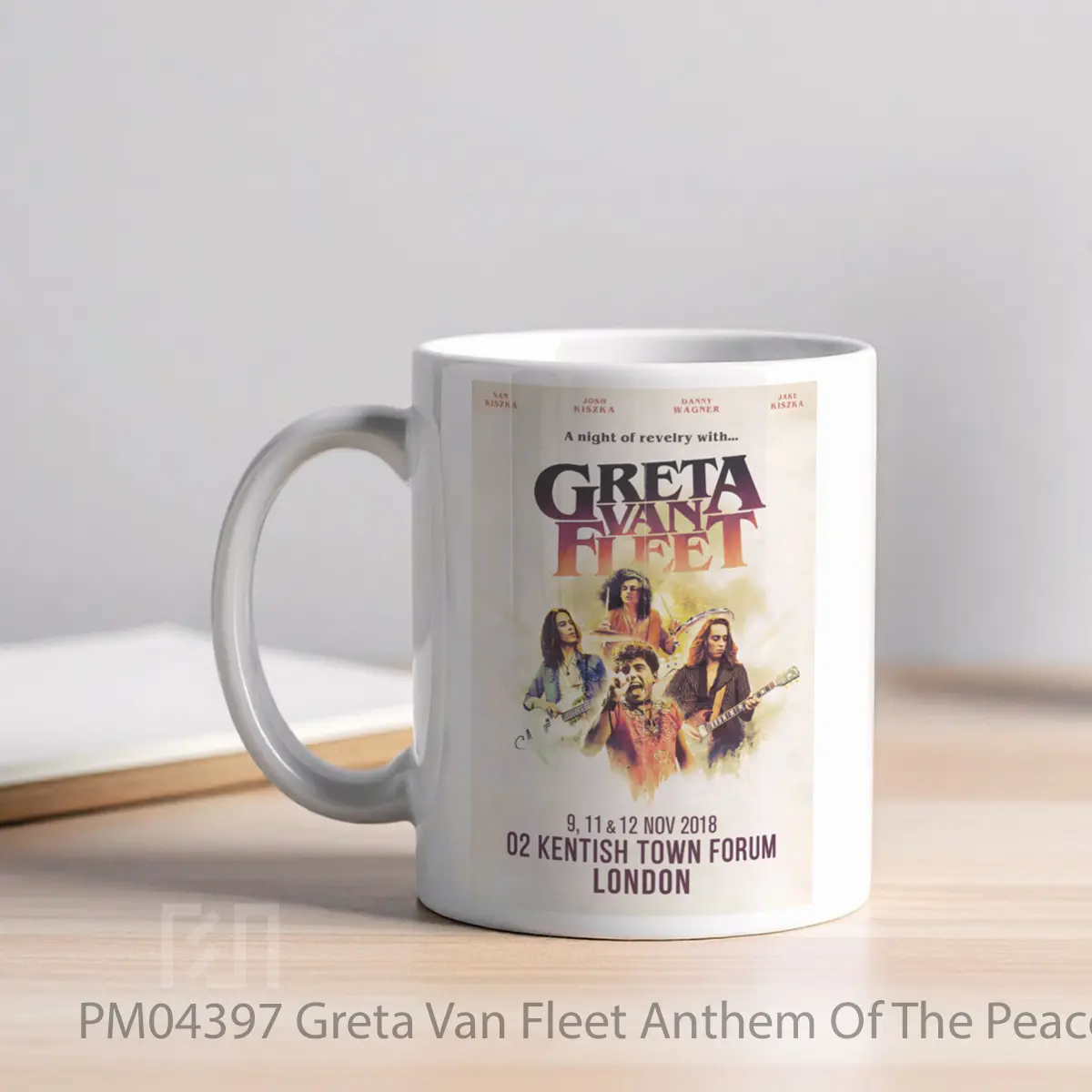 Mug Greta Van Fleet Anthem Of The Peaceful Army 2018 U MPM04397 - All-side / Desain