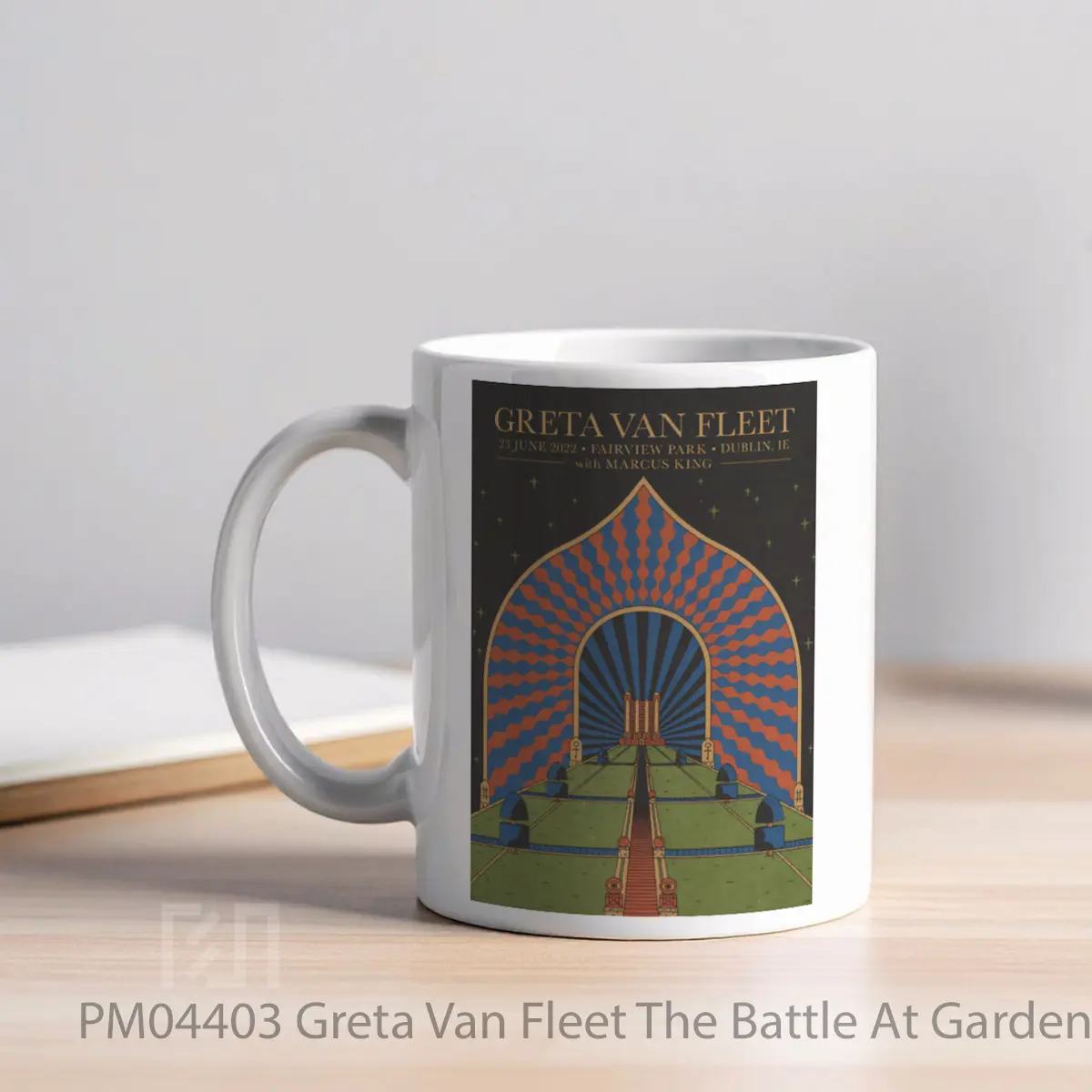 Mug Greta Van Fleet The Battle At Gardens Gate 2022 U MPM04403 - All-side / Desain