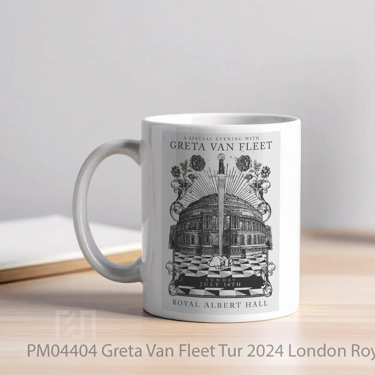 Mug Greta Van Fleet Tur 2024 London Royal Albert Hall MPM04404 - All-side / Desain