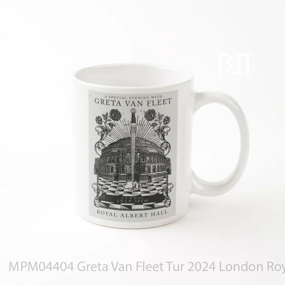 Mug Greta Van Fleet Tur 2024 London Royal Albert Hall MPM04404