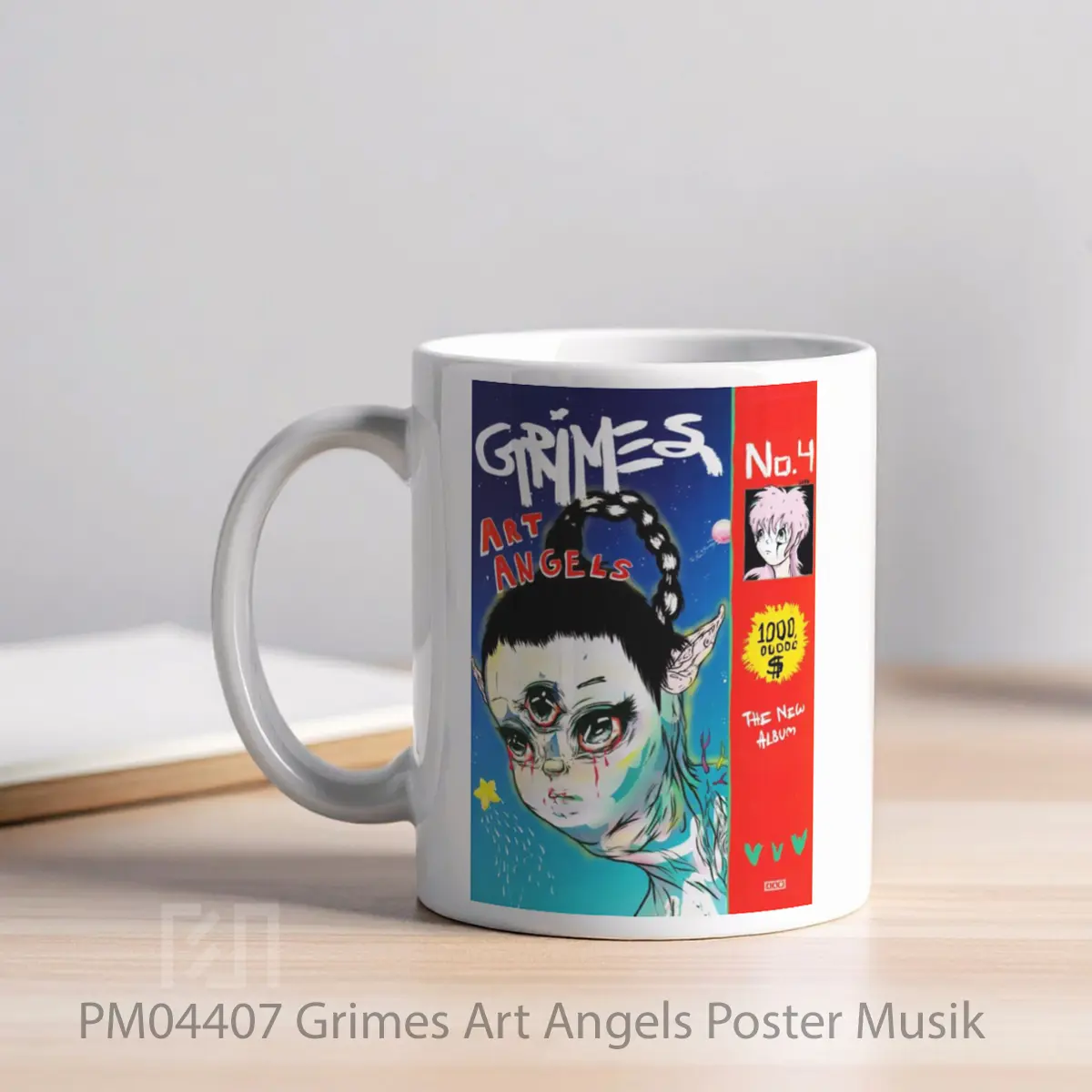 Mug Grimes Art Angels MPM04407 - All-side / Desain