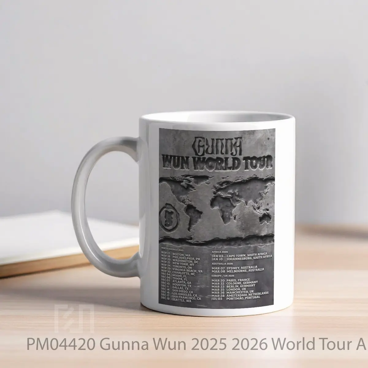 Mug Gunna Wun 2025 2026 World Tour Alt MPM04420 - All-side / Desain