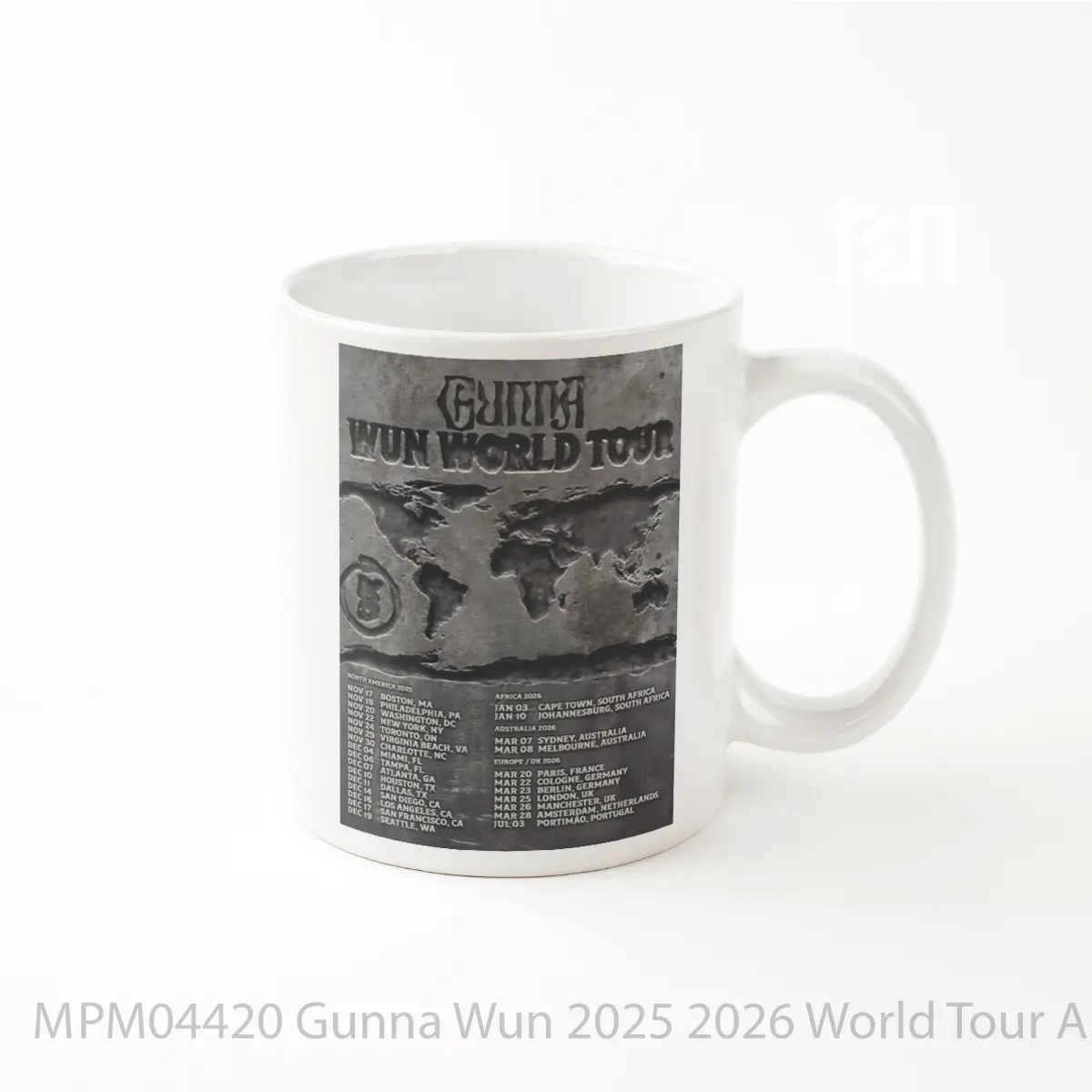 Mug Gunna Wun 2025 2026 World Tour Alt MPM04420