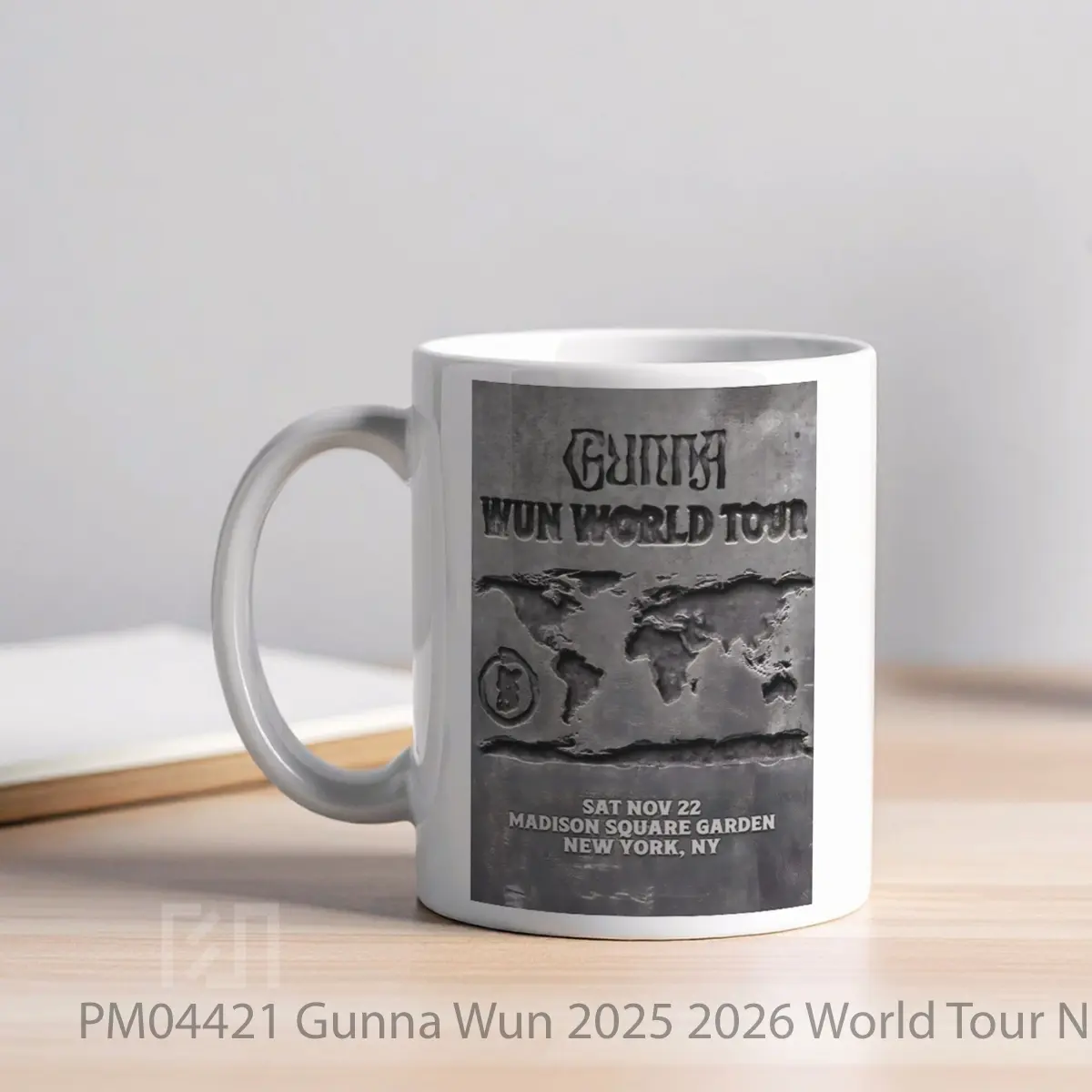 Mug Gunna Wun 2025 2026 World Tour New York Madison Square Garden MPM04421 - All-side / Desain