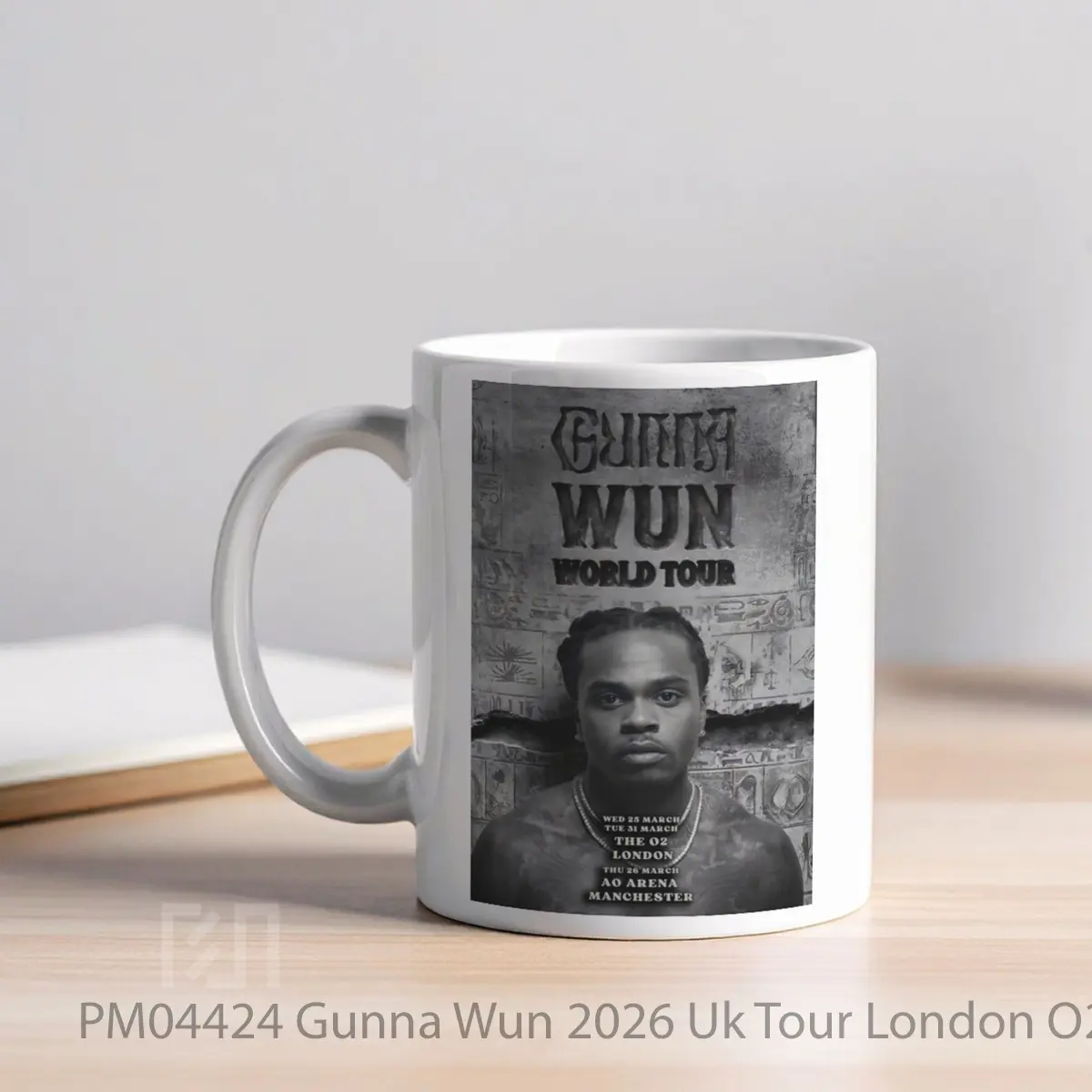 Mug Gunna Wun 2026 Uk Tour London O2 Manchester Ao Arena Alt MPM04424 - All-side / Desain