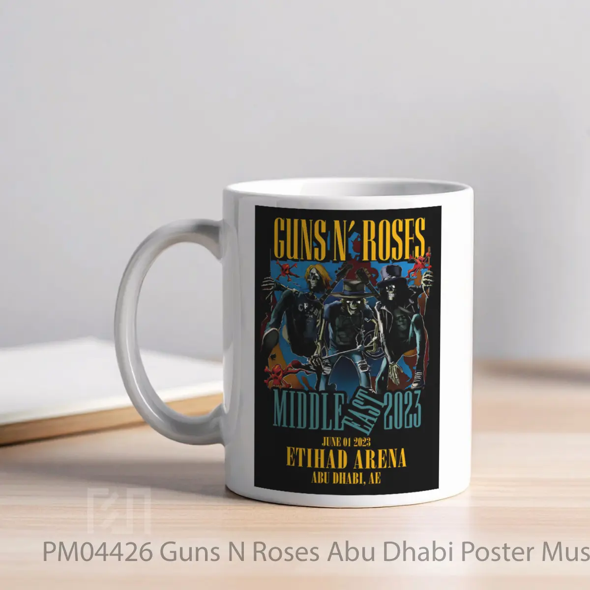 Mug Guns N Roses Abu Dhabi MPM04426 - All-side / Desain