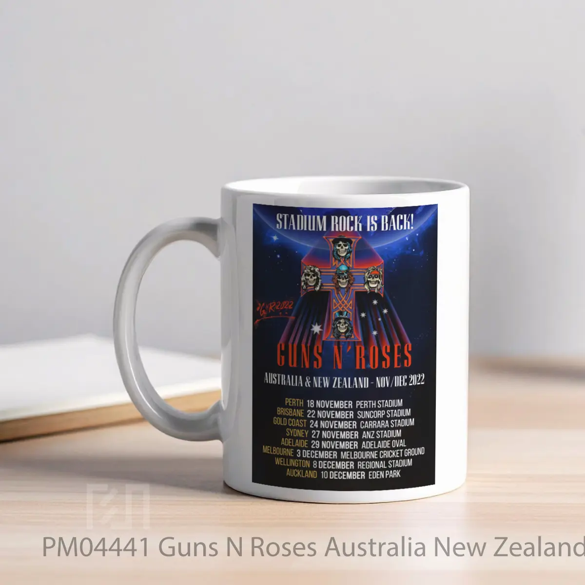 Mug Guns N Roses Australia New Zealand Tour Nov Dec 2022 MPM04441 - All-side / Desain