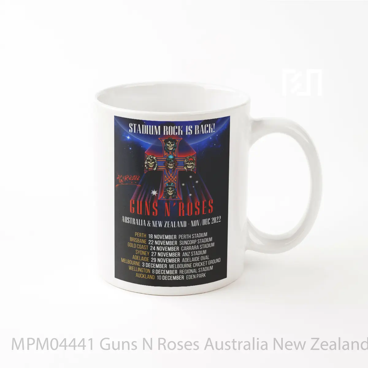 Mug Guns N Roses Australia New Zealand Tour Nov Dec 2022 MPM04441