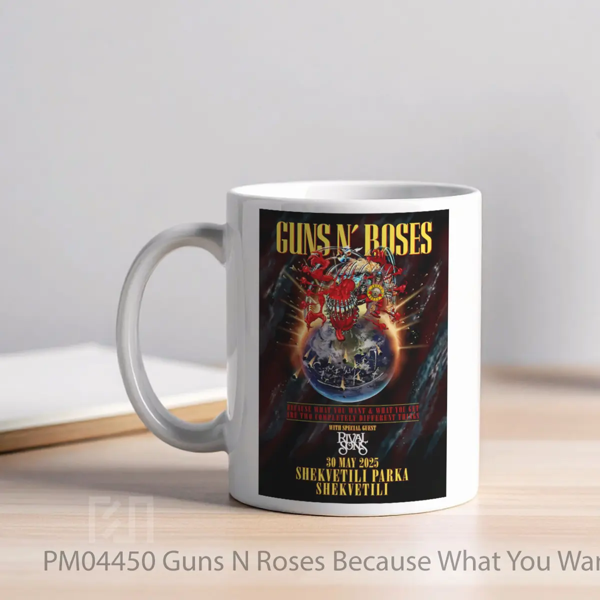 Mug Guns N Roses Because What You Want 2025 Tour 12 MPM04450 - All-side / Desain