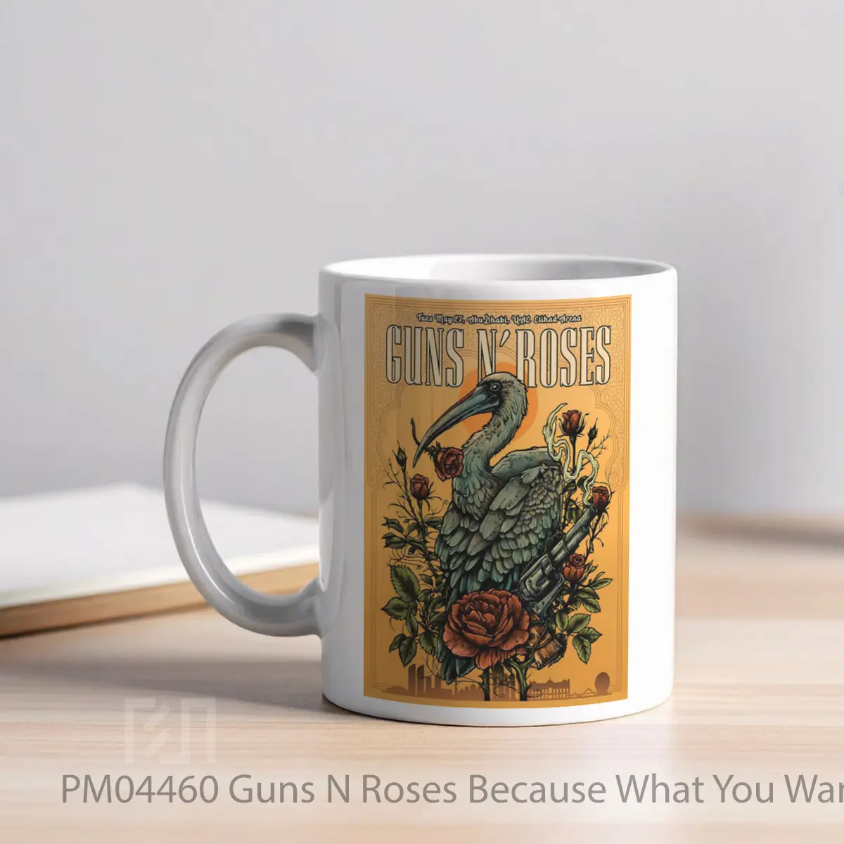 Mug Guns N Roses Because What You Want 2025 Tour Abu D MPM04460 - All-side / Desain