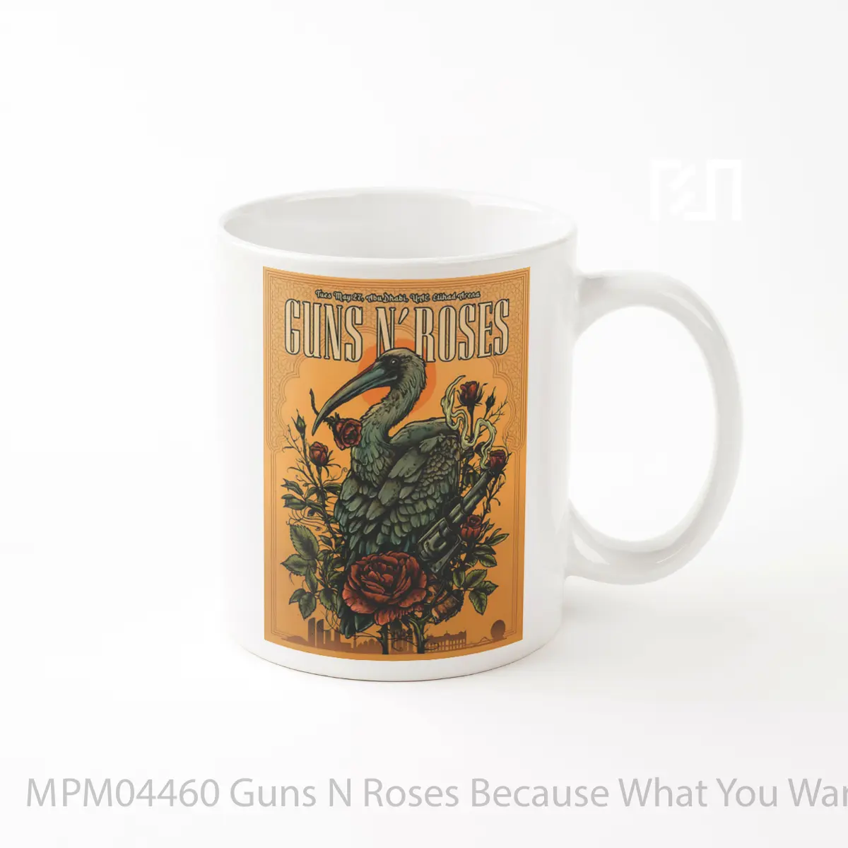 Mug Guns N Roses Because What You Want 2025 Tour Abu D MPM04460
