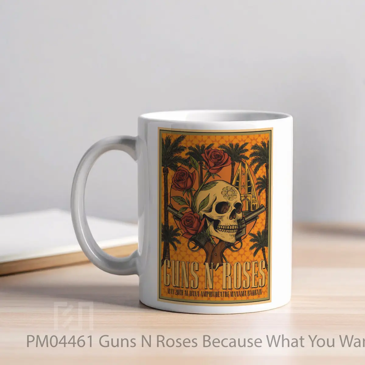 Mug Guns N Roses Because What You Want 2025 Tour Bahra MPM04461 - All-side / Desain