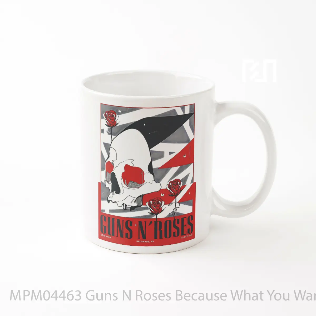 Mug Guns N Roses Because What You Want 2025 Tour Belgr MPM04463