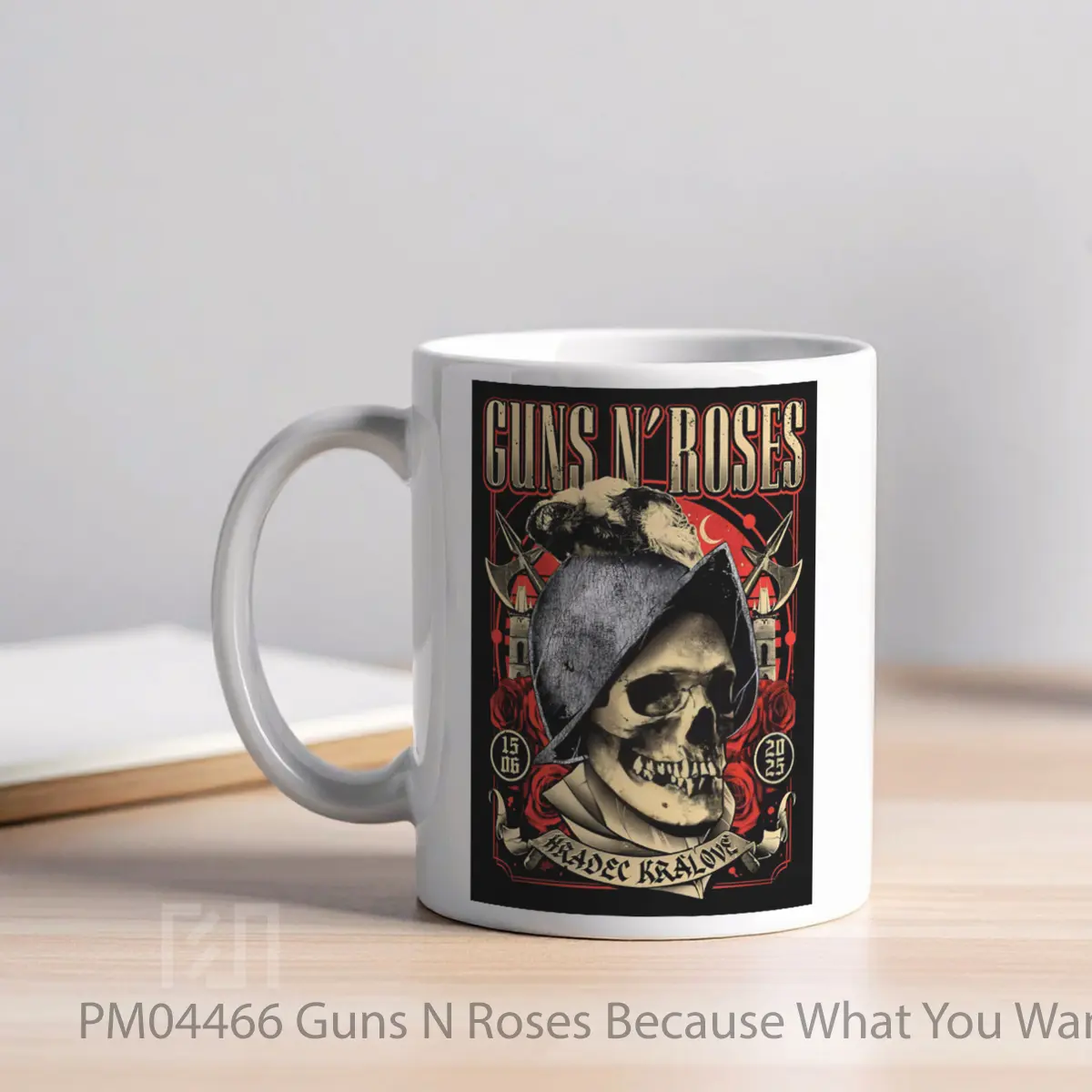 Mug Guns N Roses Because What You Want 2025 Tour Hrade MPM04466 - All-side / Desain