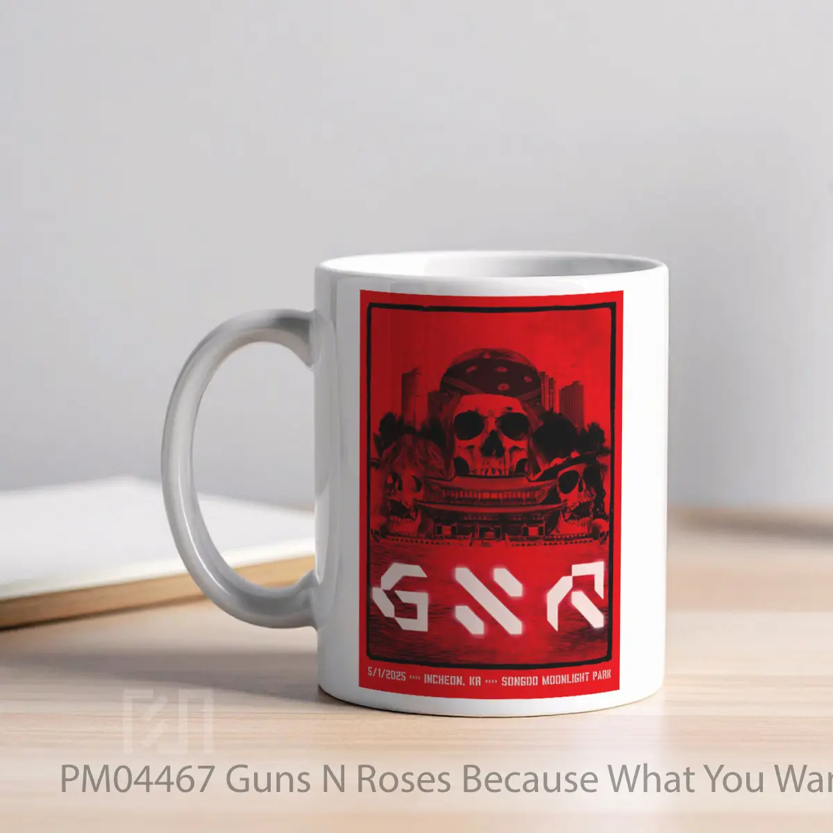 Mug Guns N Roses Because What You Want 2025 Tour Inche MPM04467 - All-side / Desain
