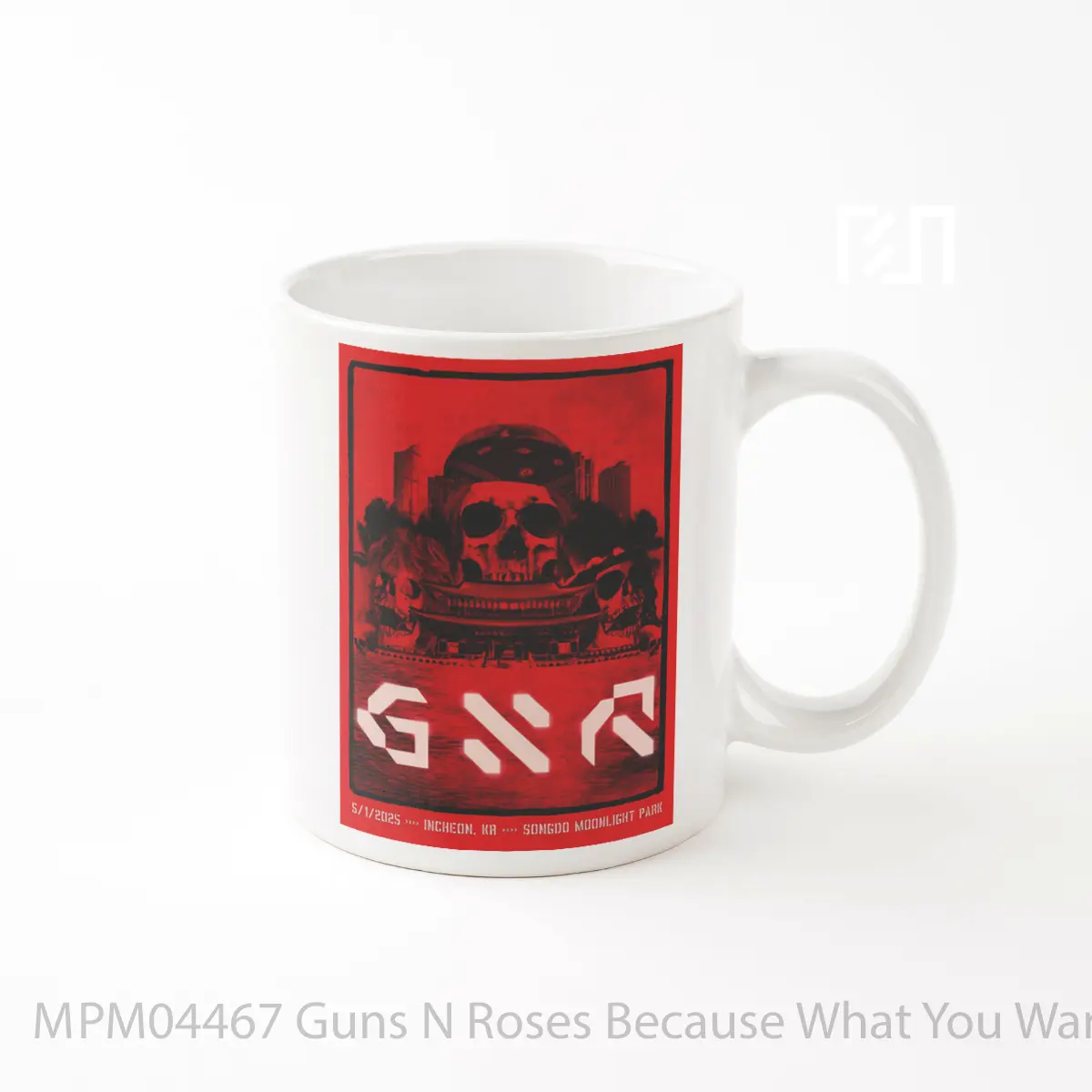 Mug Guns N Roses Because What You Want 2025 Tour Inche MPM04467