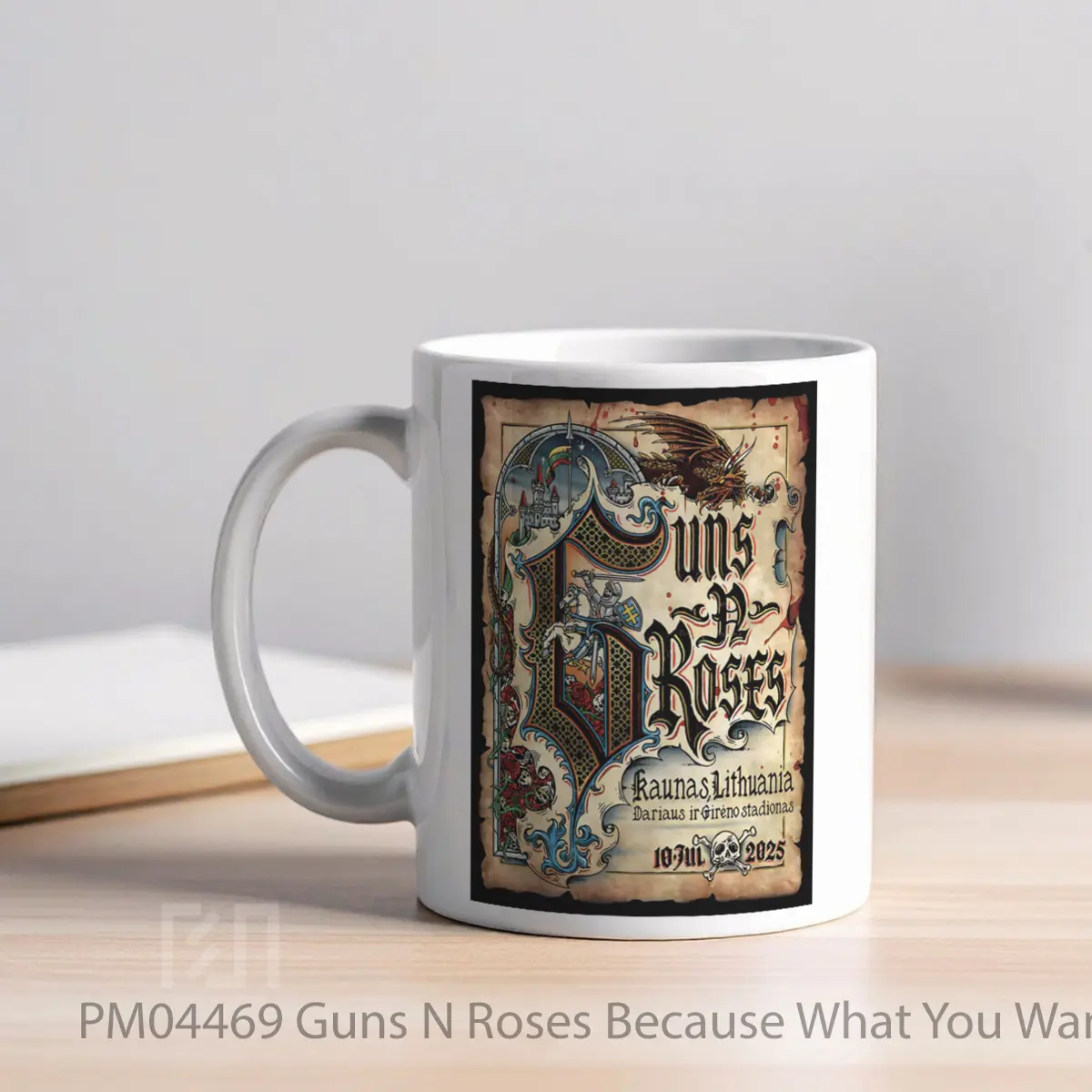 Mug Guns N Roses Because What You Want 2025 Tour Kauna MPM04469 - All-side / Desain
