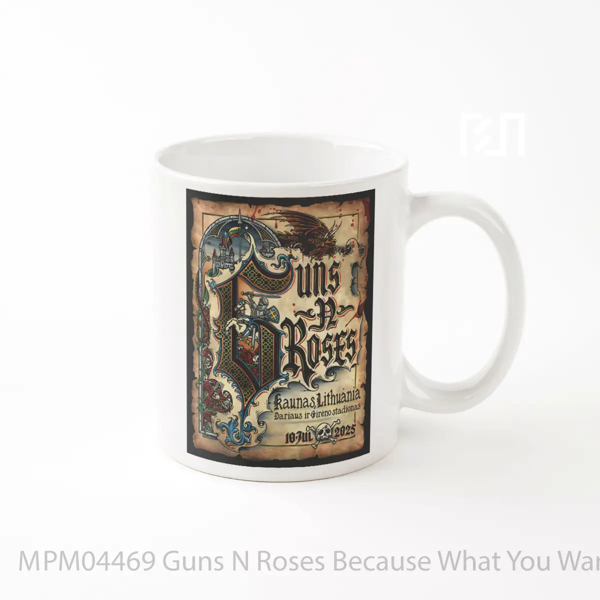 Mug Guns N Roses Because What You Want 2025 Tour Kauna MPM04469