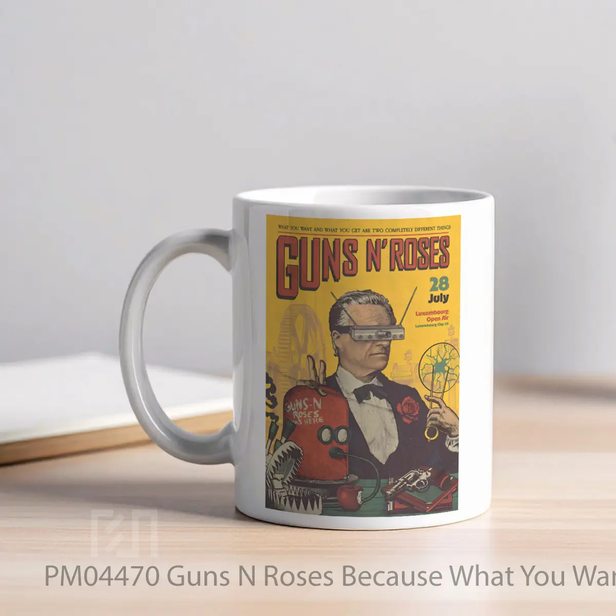 Mug Guns N Roses Because What You Want 2025 Tour Luxem MPM04470 - All-side / Desain