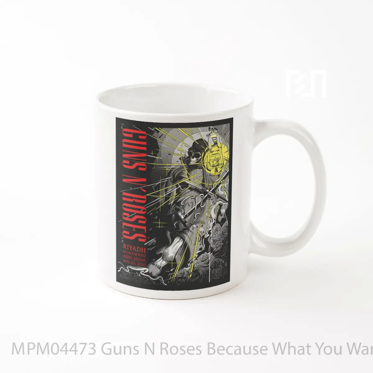 Mug Guns N Roses Because What You Want 2025 Tour Riyad MPM04473