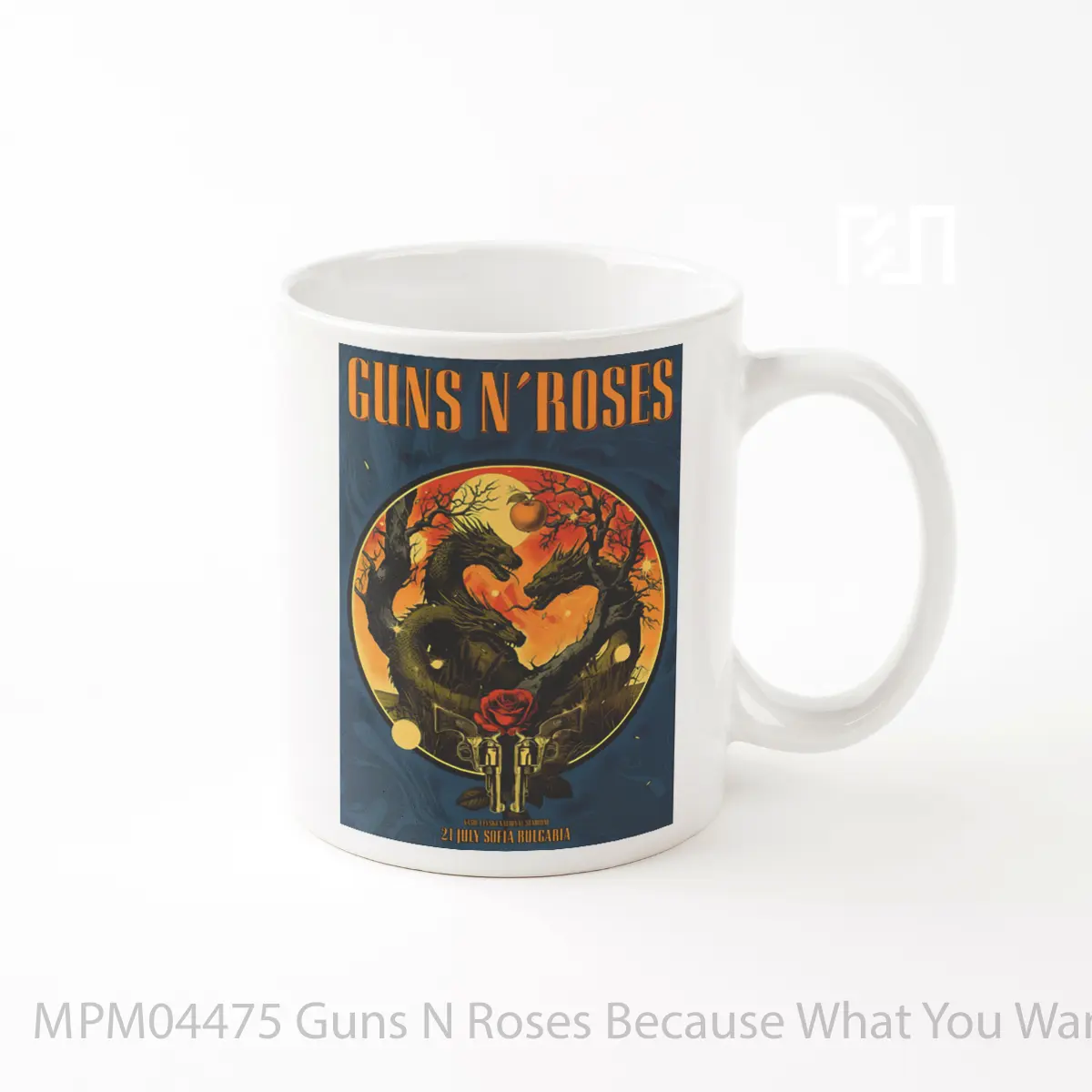 Mug Guns N Roses Because What You Want 2025 Tour Sofia MPM04475