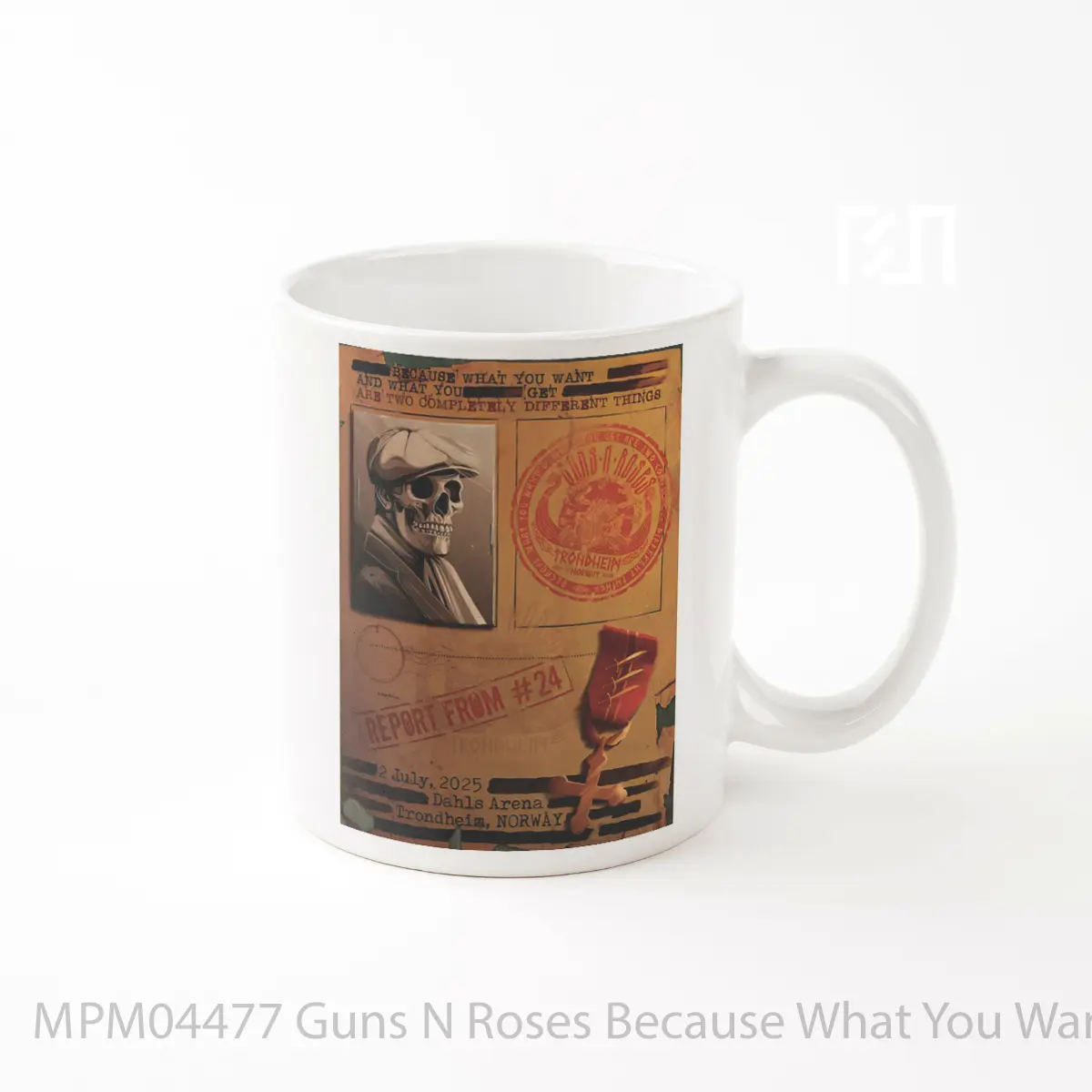 Mug Guns N Roses Because What You Want 2025 Tour Trond MPM04477