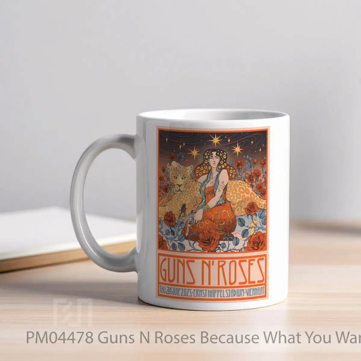 Mug Guns N Roses Because What You Want 2025 Tour Vienna MPM04478 - All-side / Desain