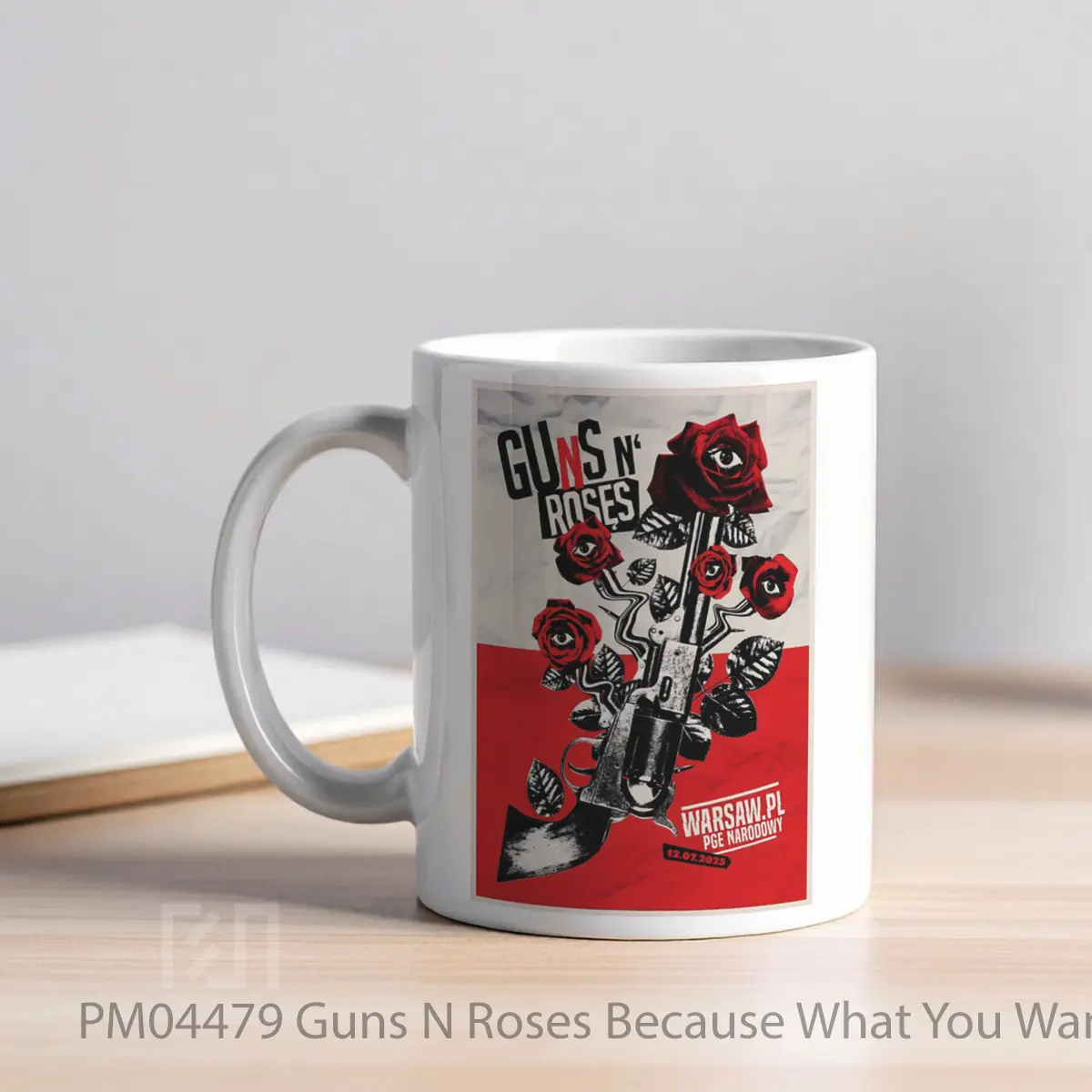 Mug Guns N Roses Because What You Want 2025 Tour Warsa MPM04479 - All-side / Desain