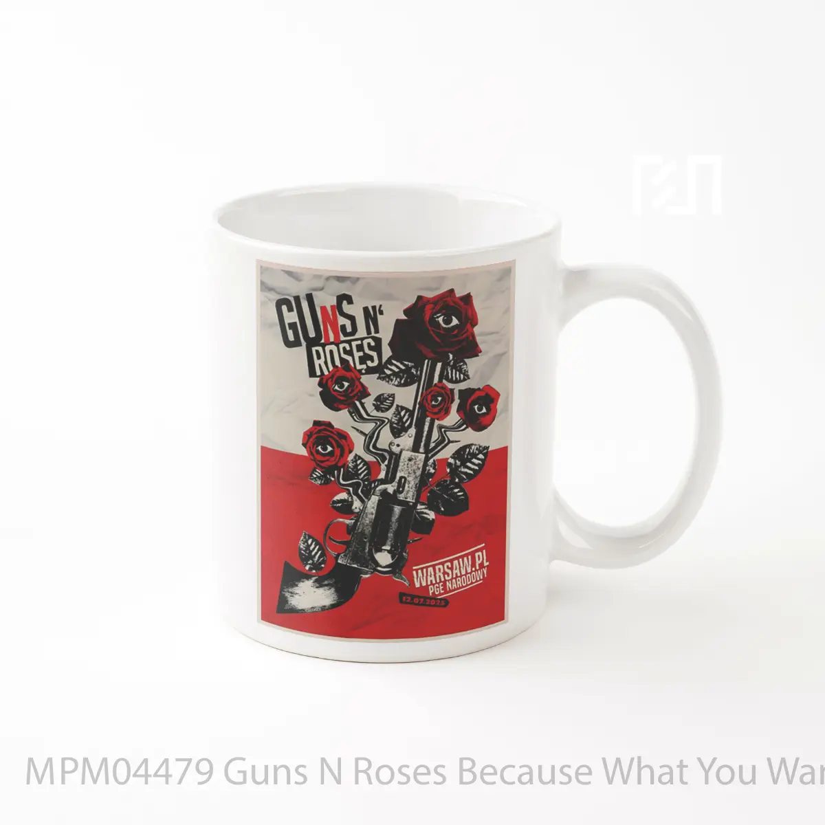 Mug Guns N Roses Because What You Want 2025 Tour Warsa MPM04479