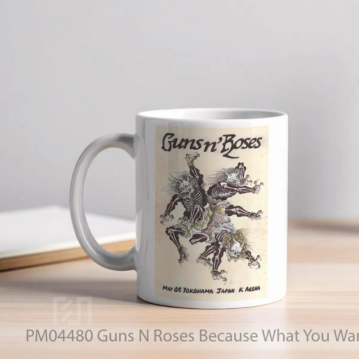 Mug Guns N Roses Because What You Want 2025 Tour Yokoh MPM04480 - All-side / Desain