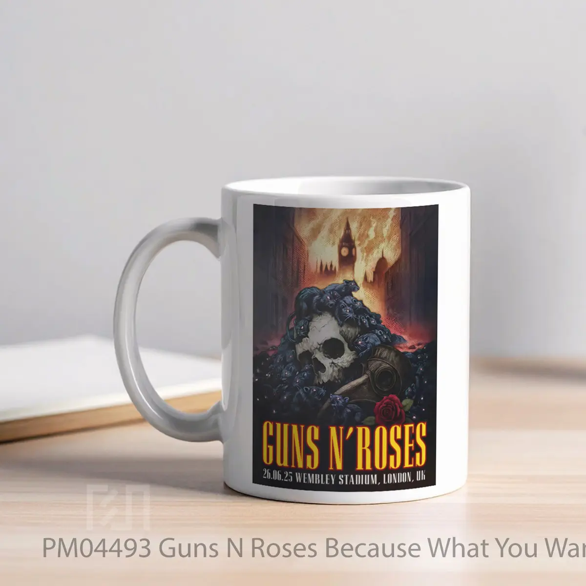 Mug Guns N Roses Because What You Want Uk Tour 2025 London 1 MPM04493 - All-side / Desain