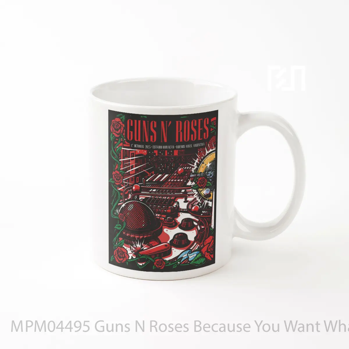 Mug Guns N Roses Because You Want What You Want 2025 Tour Bogot MPM04495