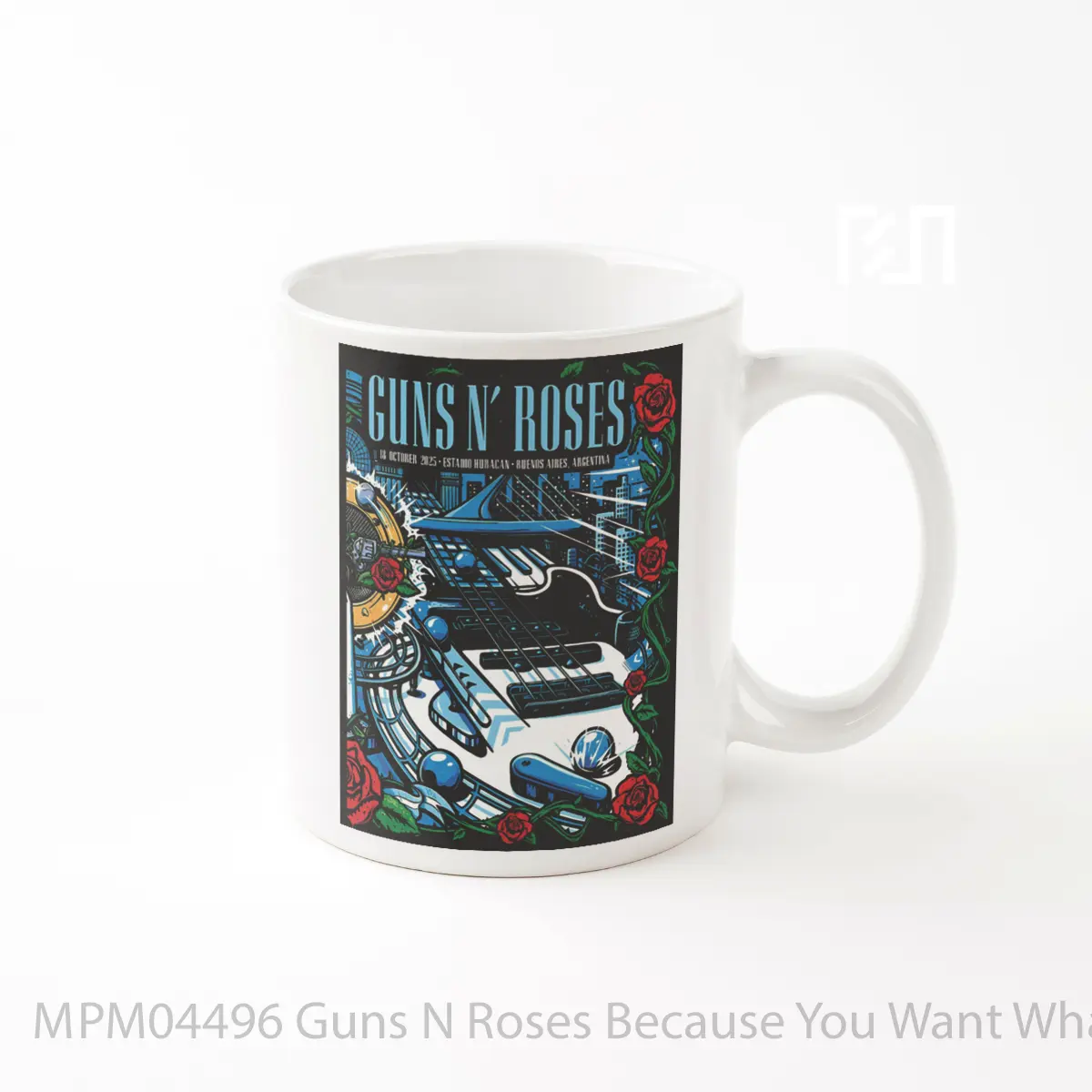 Mug Guns N Roses Because You Want What You Want 2025 Tour Buenos Aires Alt MPM04496