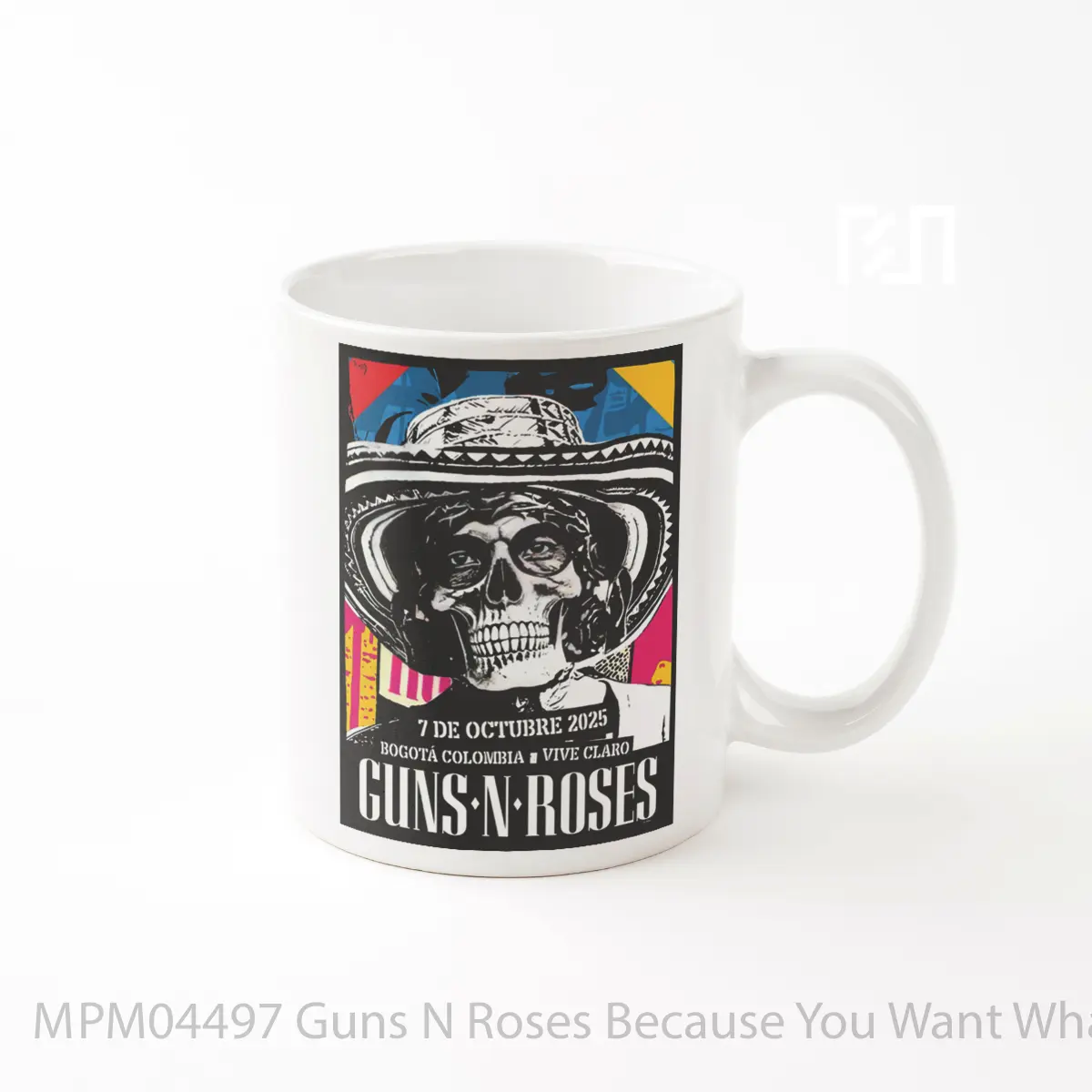 Mug Guns N Roses Because You Want What You Want 2025 Tour Buenos Aires MPM04497