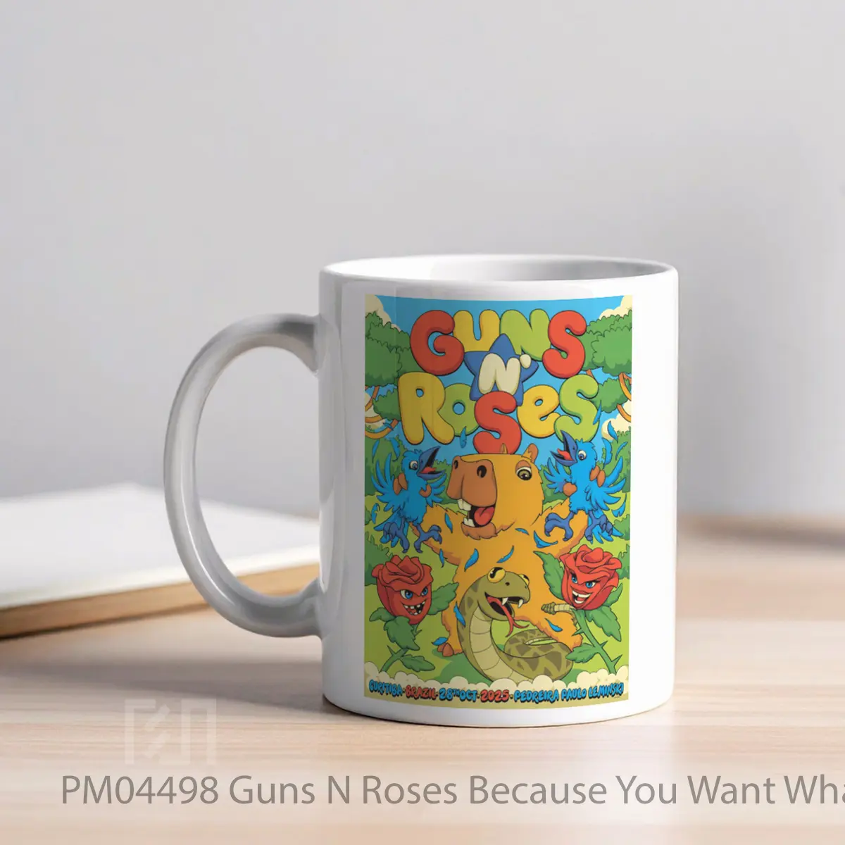 Mug Guns N Roses Because You Want What You Want 2025 Tour C Rdoba MPM04498 - All-side / Desain
