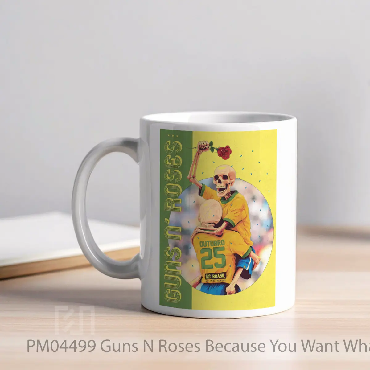 Mug Guns N Roses Because You Want What You Want 2025 Tour Santiago MPM04499 - All-side / Desain