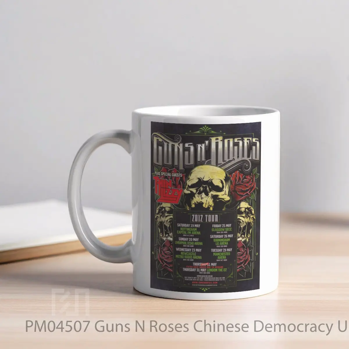 Mug Guns N Roses Chinese Democracy Uk Tour 2012 MPM04507 - All-side / Desain