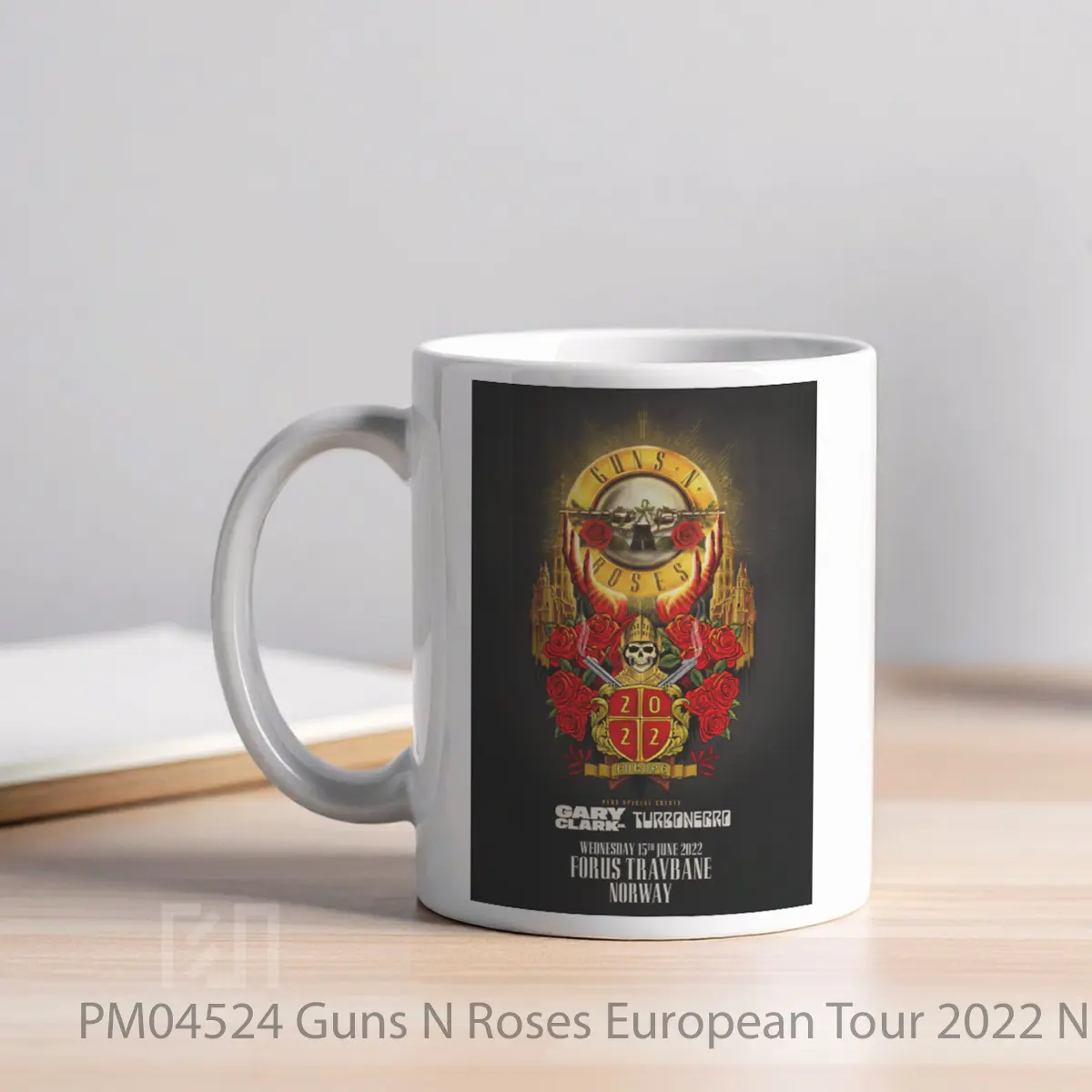 Mug Guns N Roses European Tour 2022 Norway Forus Travbane MPM04524 - All-side / Desain