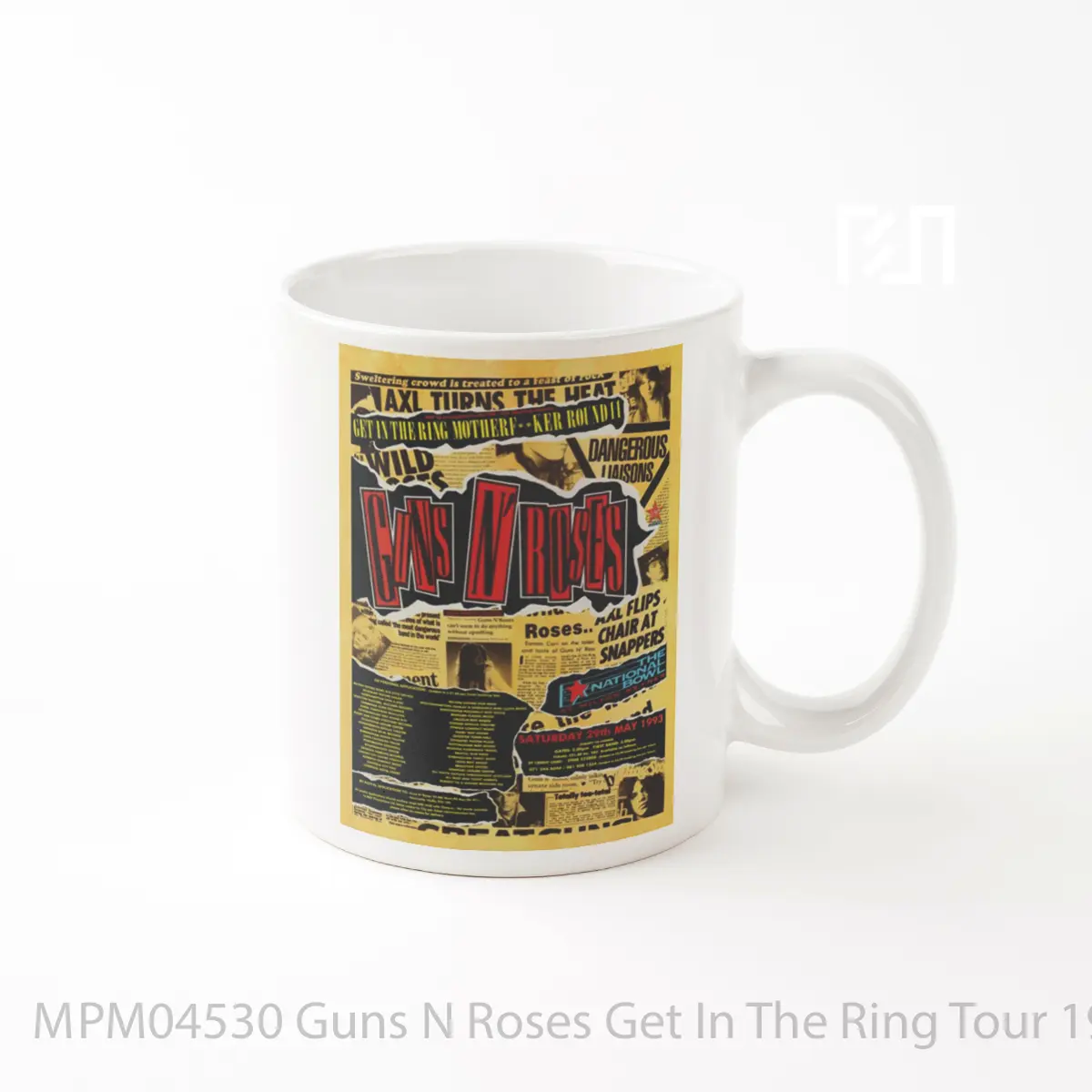 Mug Guns N Roses Get In The Ring Tour 1993 Milton Keynes MPM04530