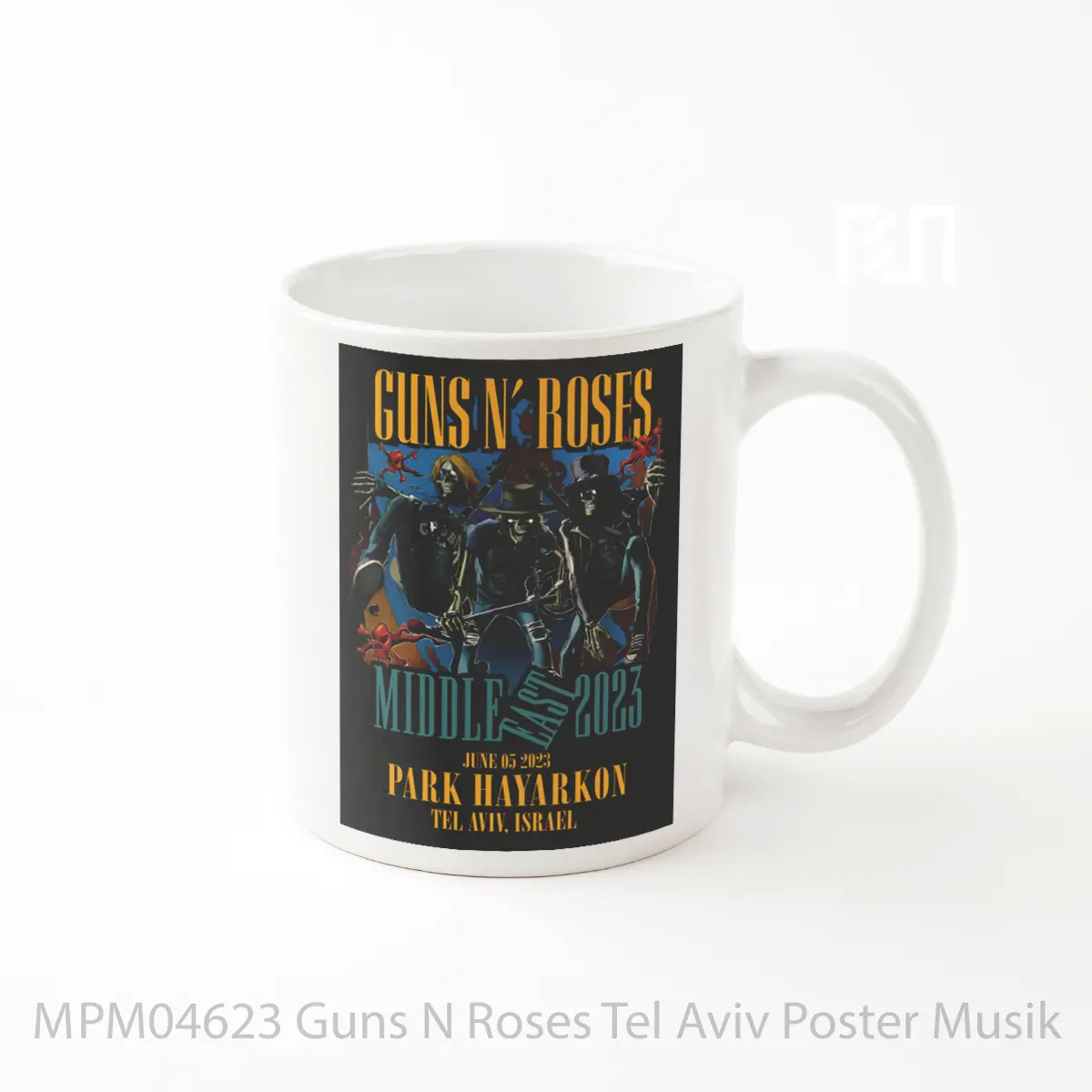 Mug Guns N Roses Tel Aviv MPM04623