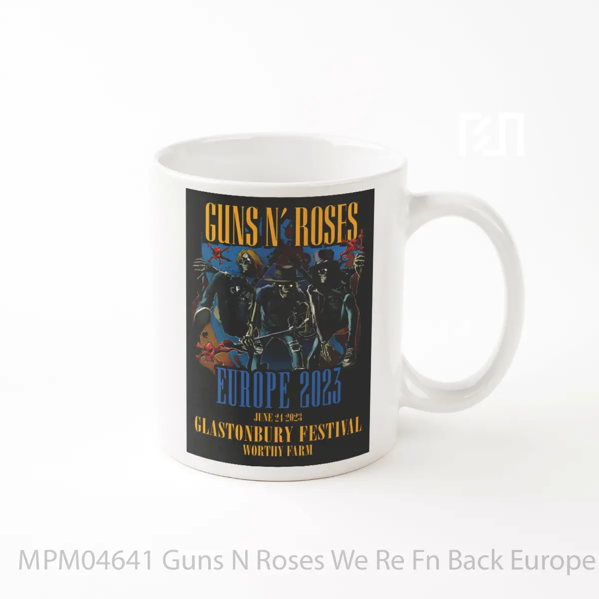 Mug Guns N Roses We Re Fn Back Europe Tour 2023 Glastonbury Festival MPM04641