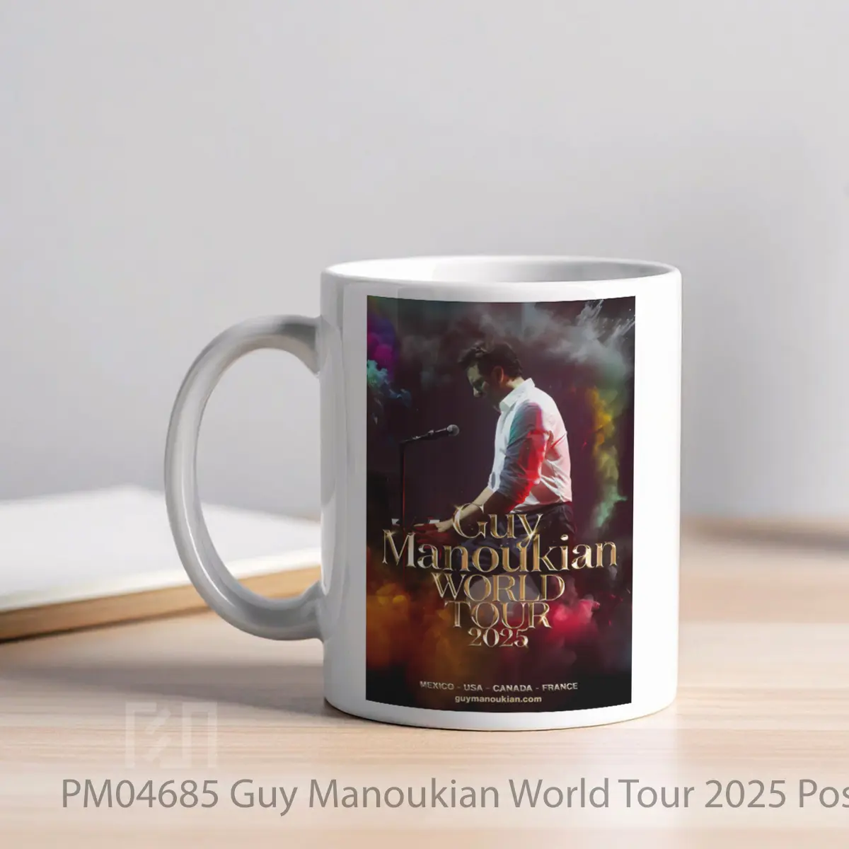 Mug Guy Manoukian World Tour 2025 MPM04685 - All-side / Desain