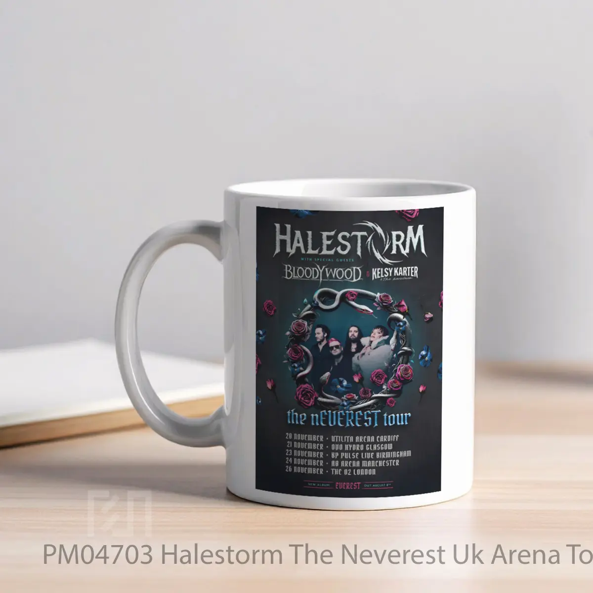 Mug Halestorm The Neverest Uk Arena Tour 2025 MPM04703 - All-side / Desain